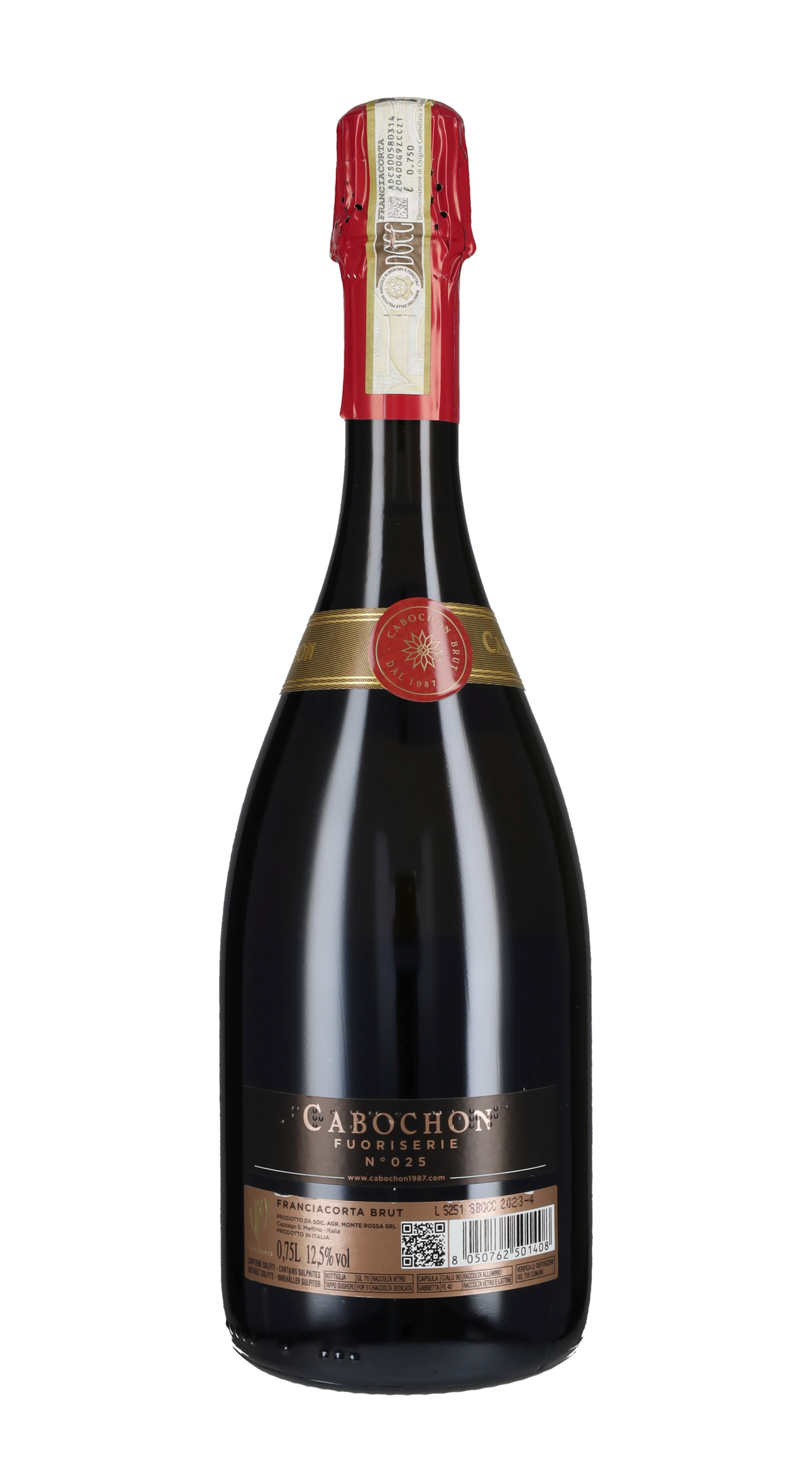 Franciacorta Brut 'Cabochon Fuoriserie N° 025' Monte Rossa