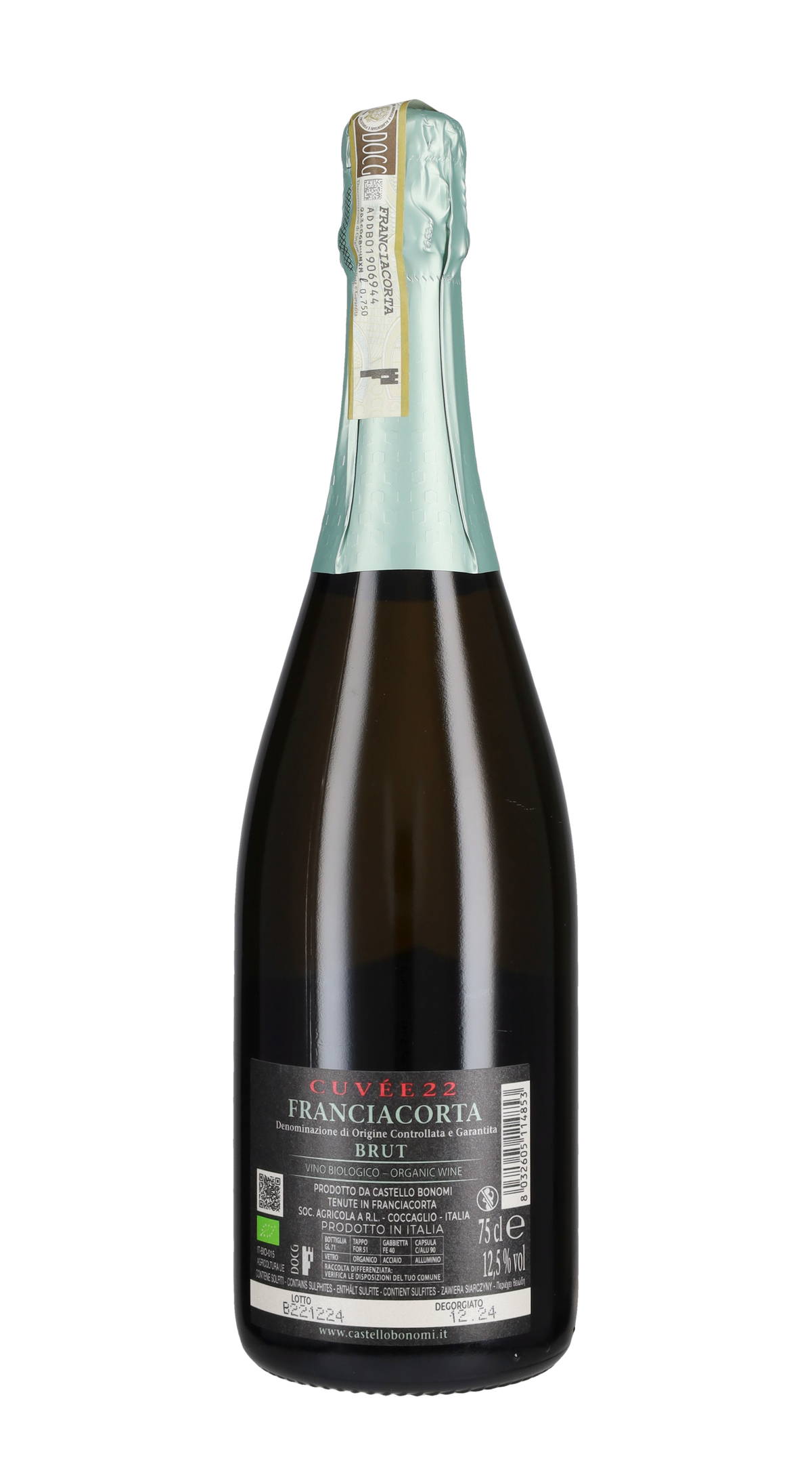 Franciacorta Brut 'Cuvée 22' Castello Bonomi