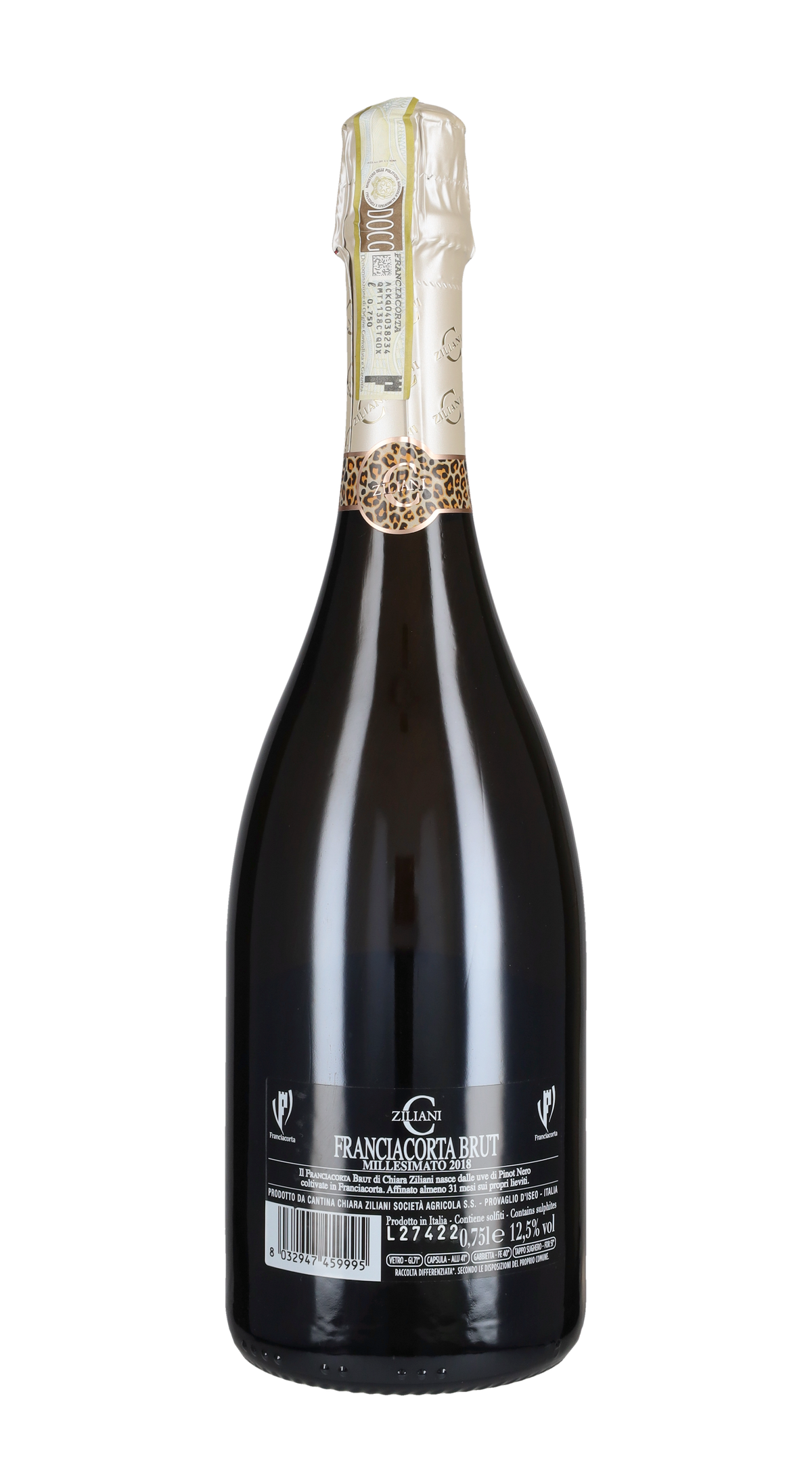 Franciacorta Brut Noir Chiara Ziliani 2018