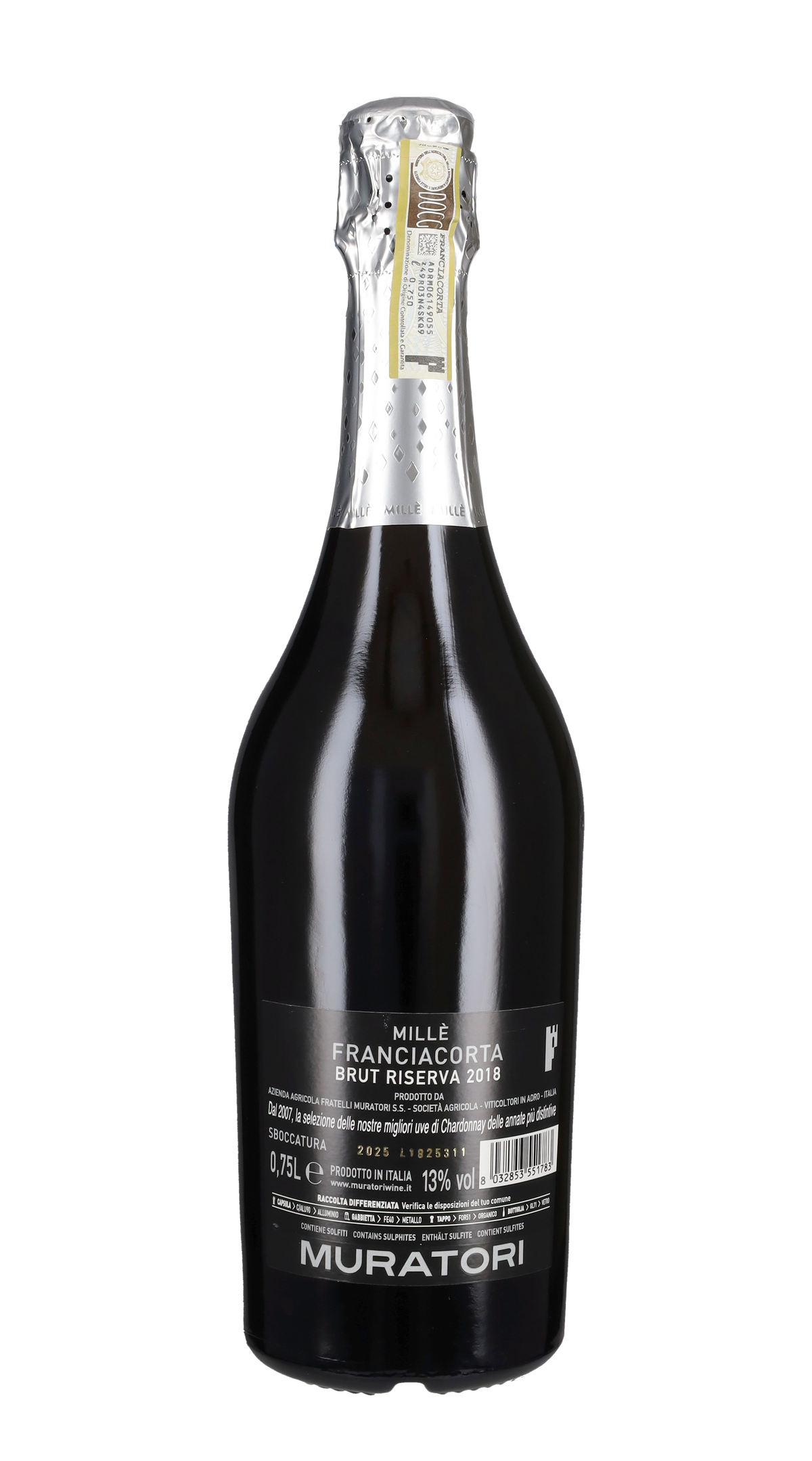 Franciacorta Brut Riserva 'Villa Crespia Millè' Muratori 2018