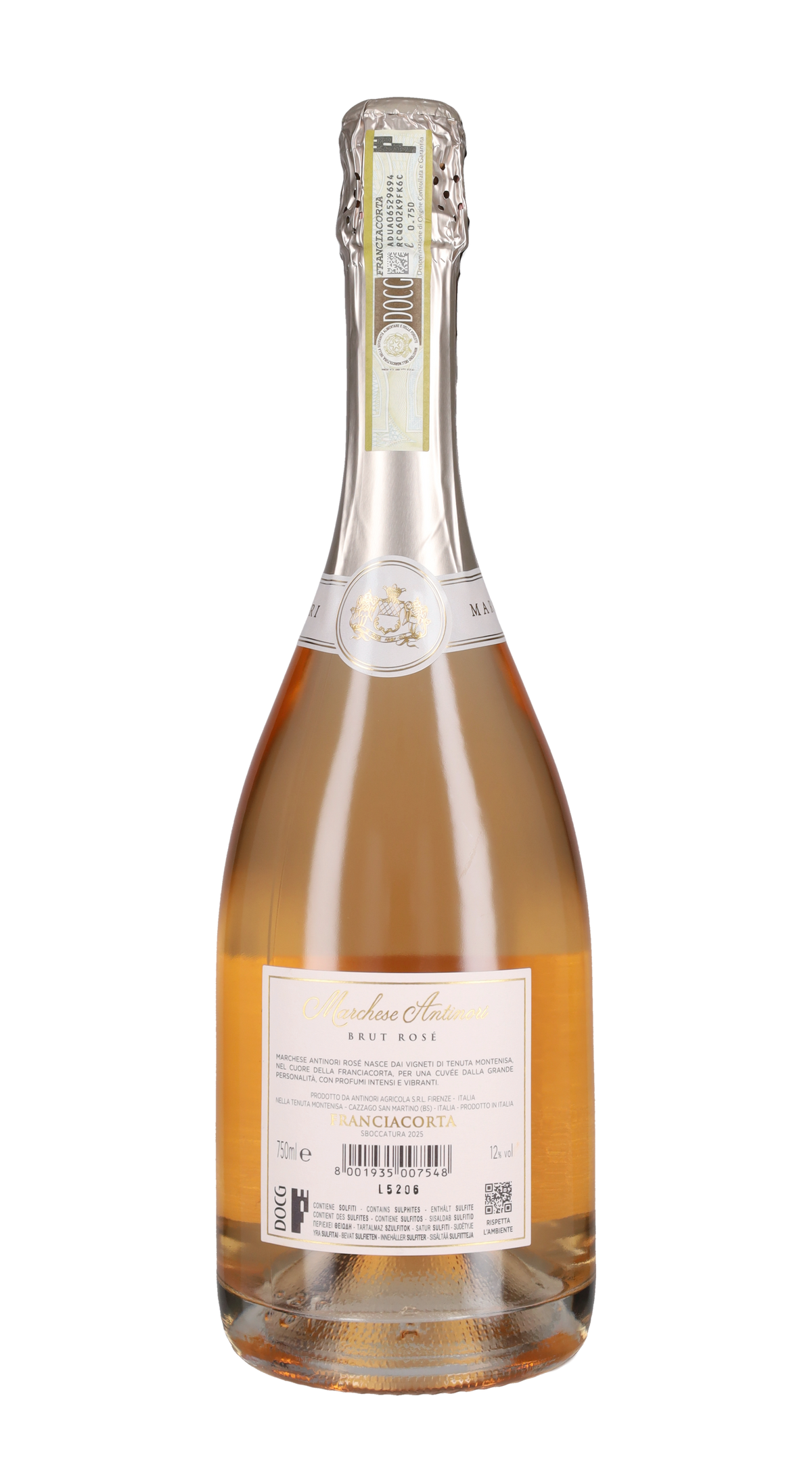 Franciacorta Rosé Brut Tenuta Montenisa - Antinori