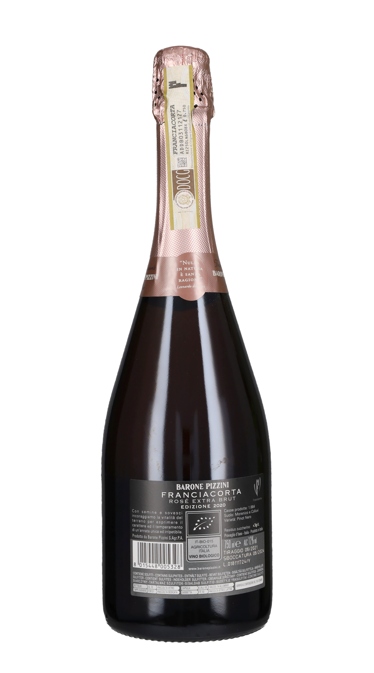 Franciacorta Rosé Extra Brut Barone Pizzini 2020