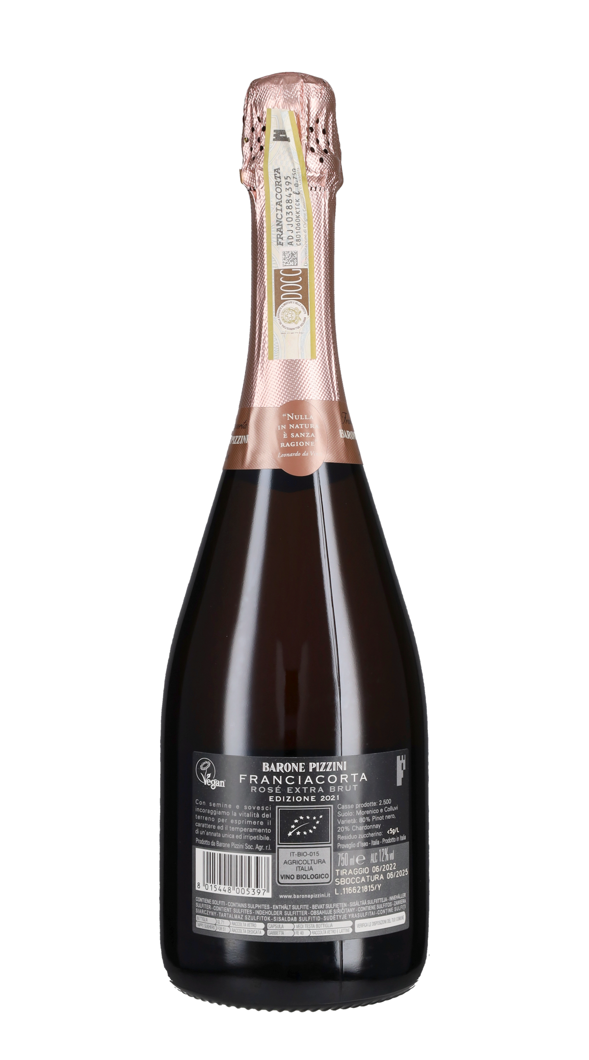 Franciacorta Rosé Extra Brut Barone Pizzini 2021
