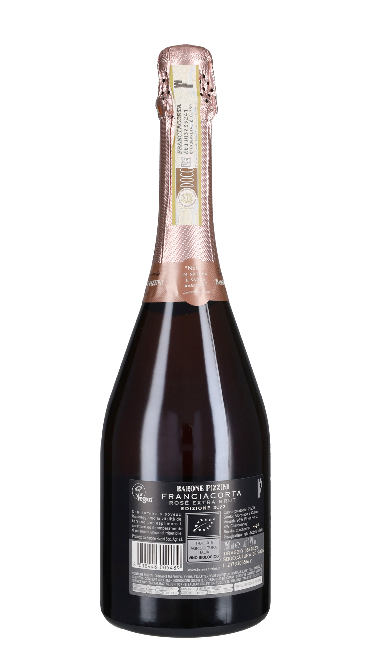 Franciacorta Rosé Extra Brut Barone Pizzini 2022