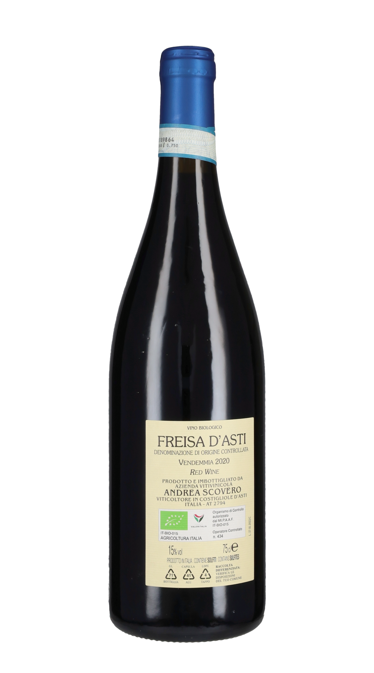 Freisa d'Asti Andrea Scovero 2020