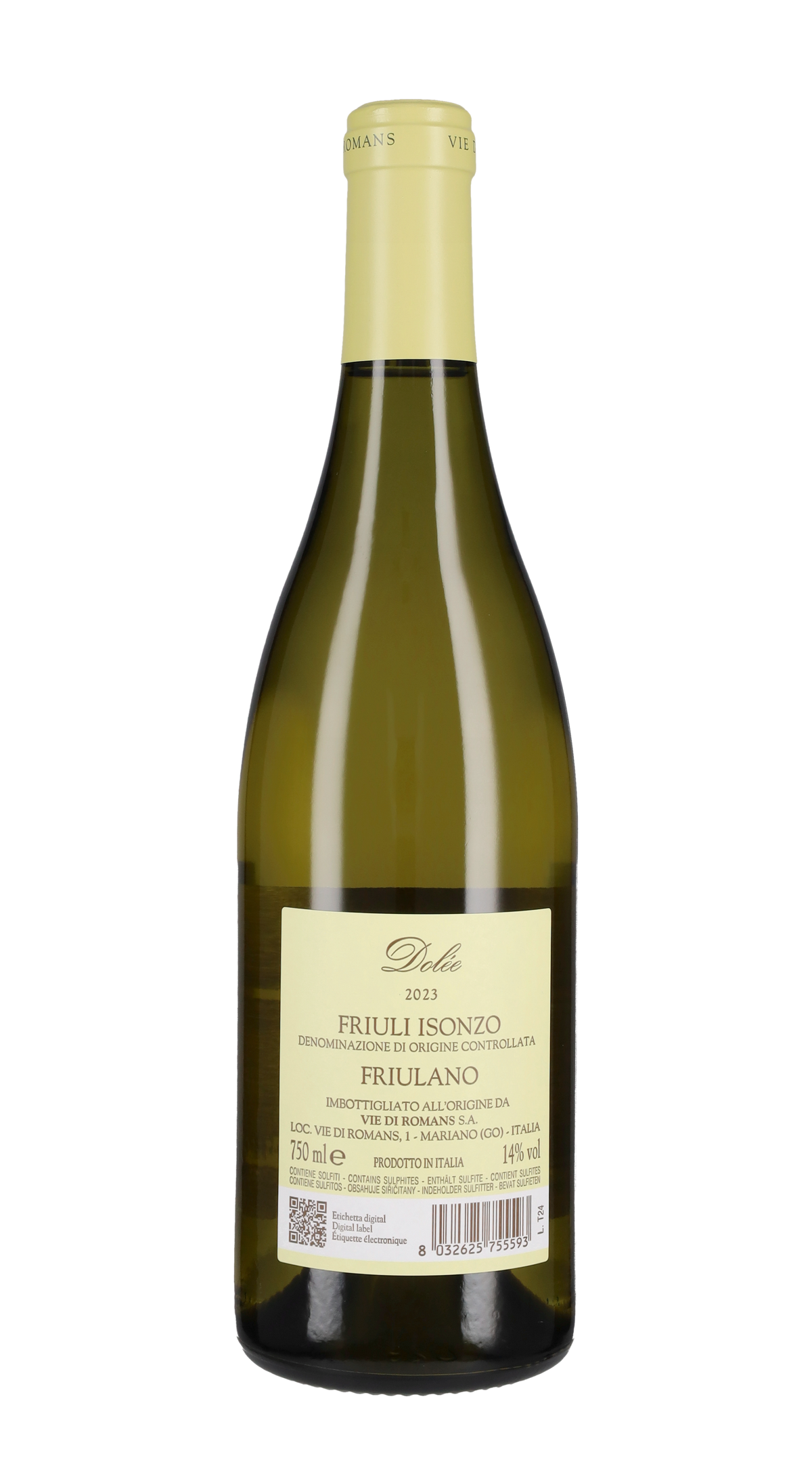 Friulano 'Dolee' Vie di Romans 2023