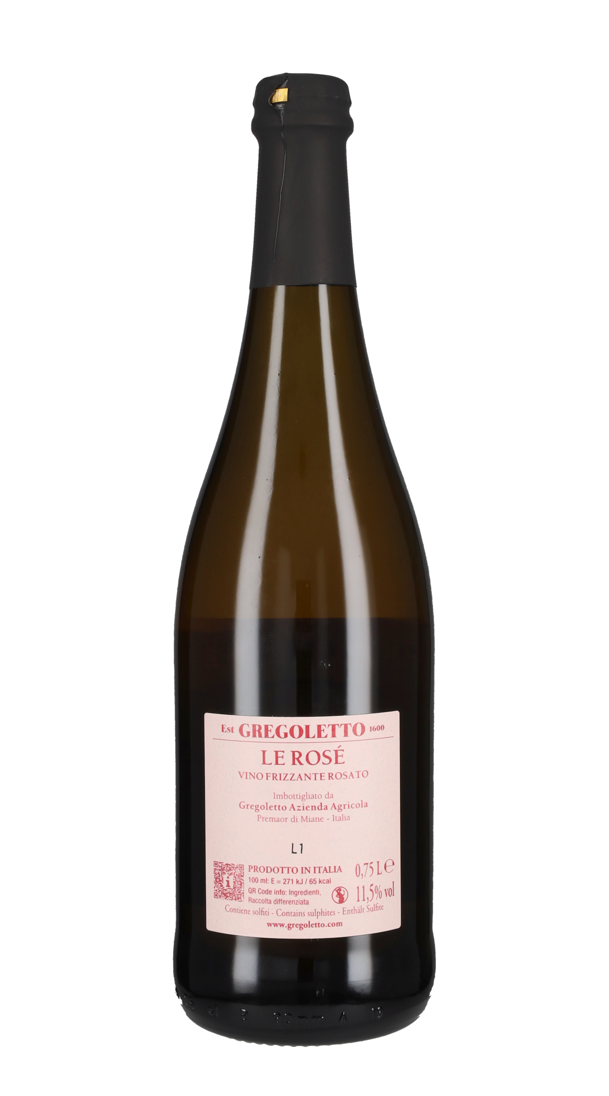 Frizzante Sui Lieviti 'Le Rosè' Gregoletto