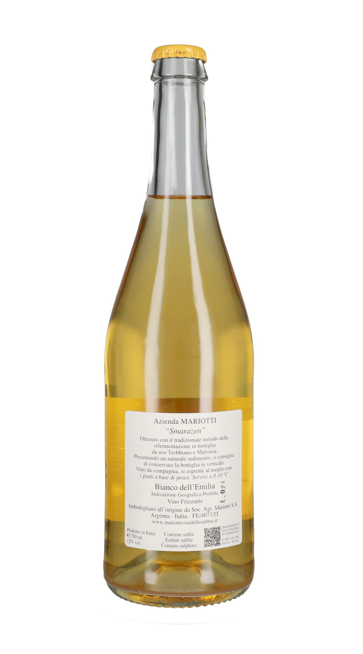 Frizzante sui lieviti 'Smarazen' Mariotti