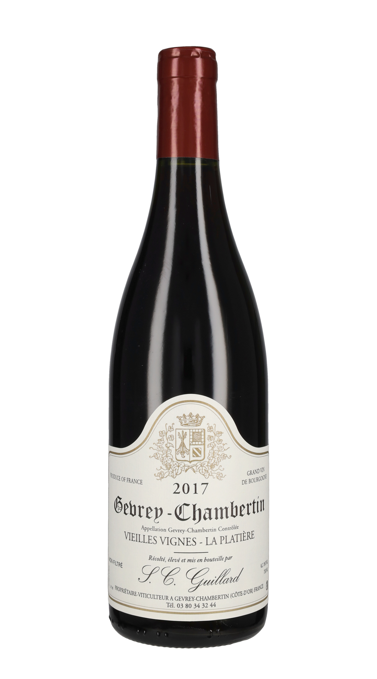 Gevrey-Chambertin Vielles Vignes 'La Platiere' Guillard 2017