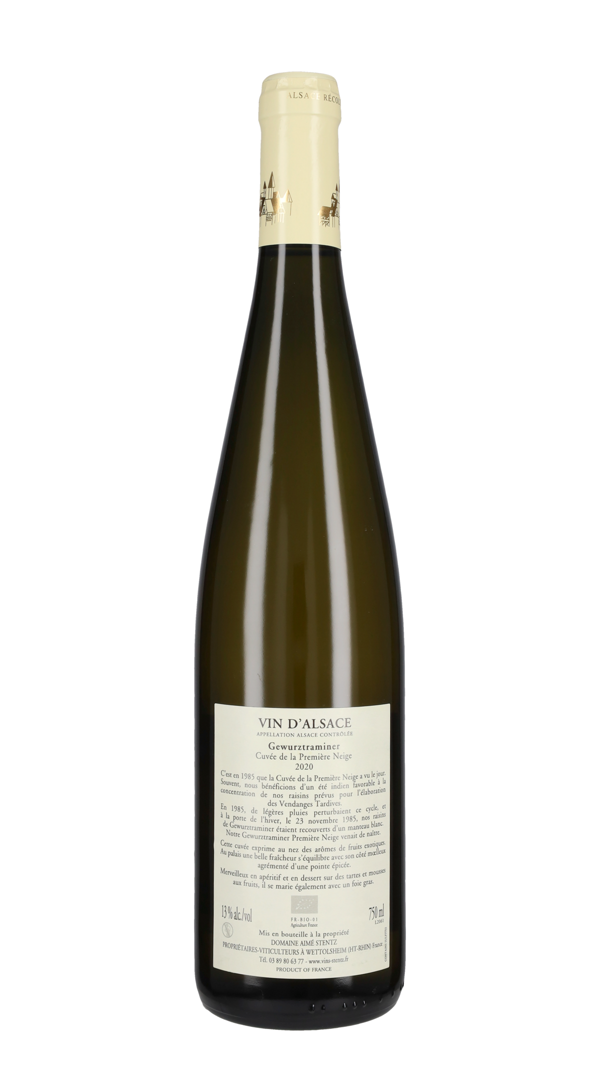 Gewurztraminer 'Cuvée de la Premiére Neige' Aimé Stentz 2020