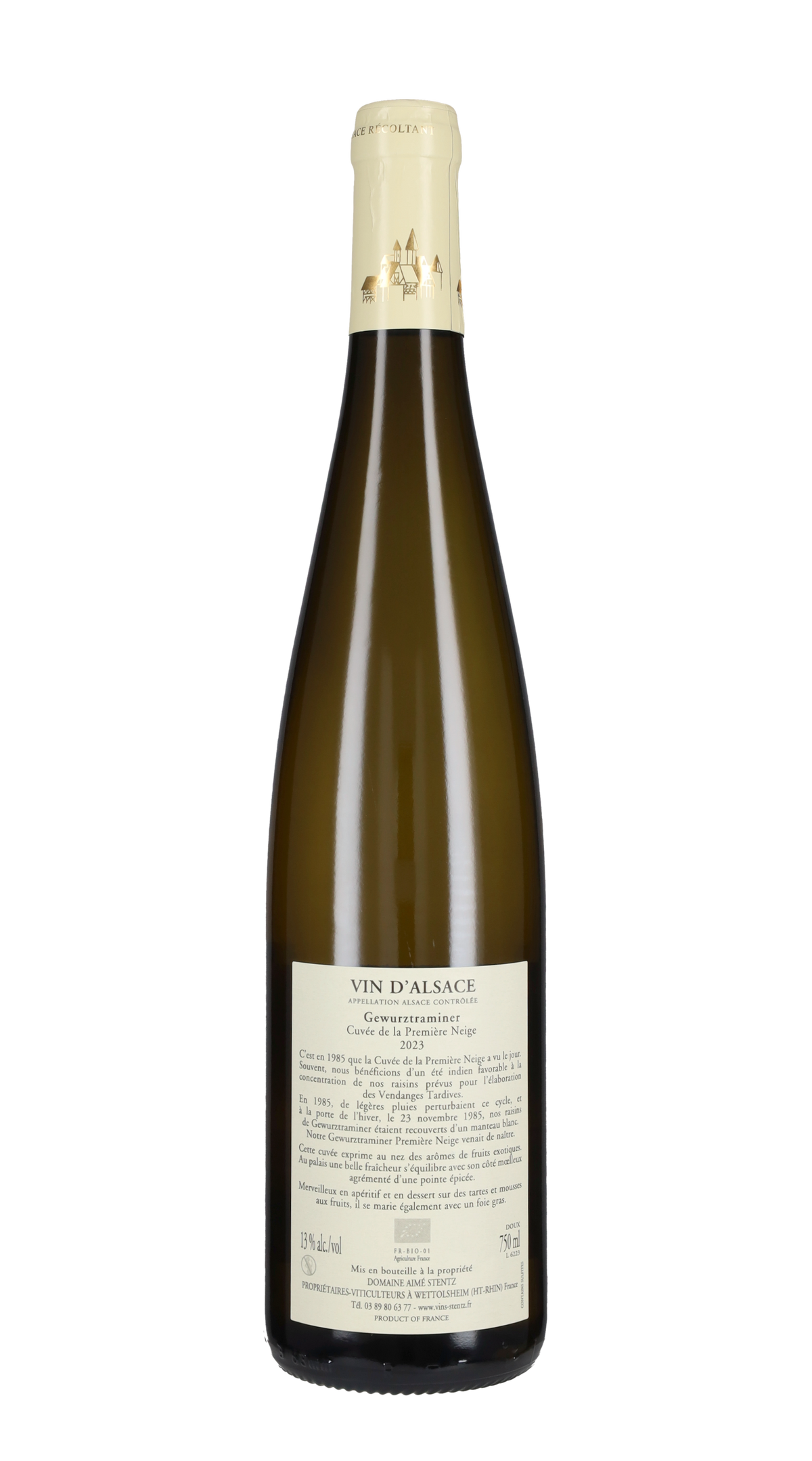 Gewurztraminer 'Cuvée de la Premiére Neige' Aimé Stentz 2024