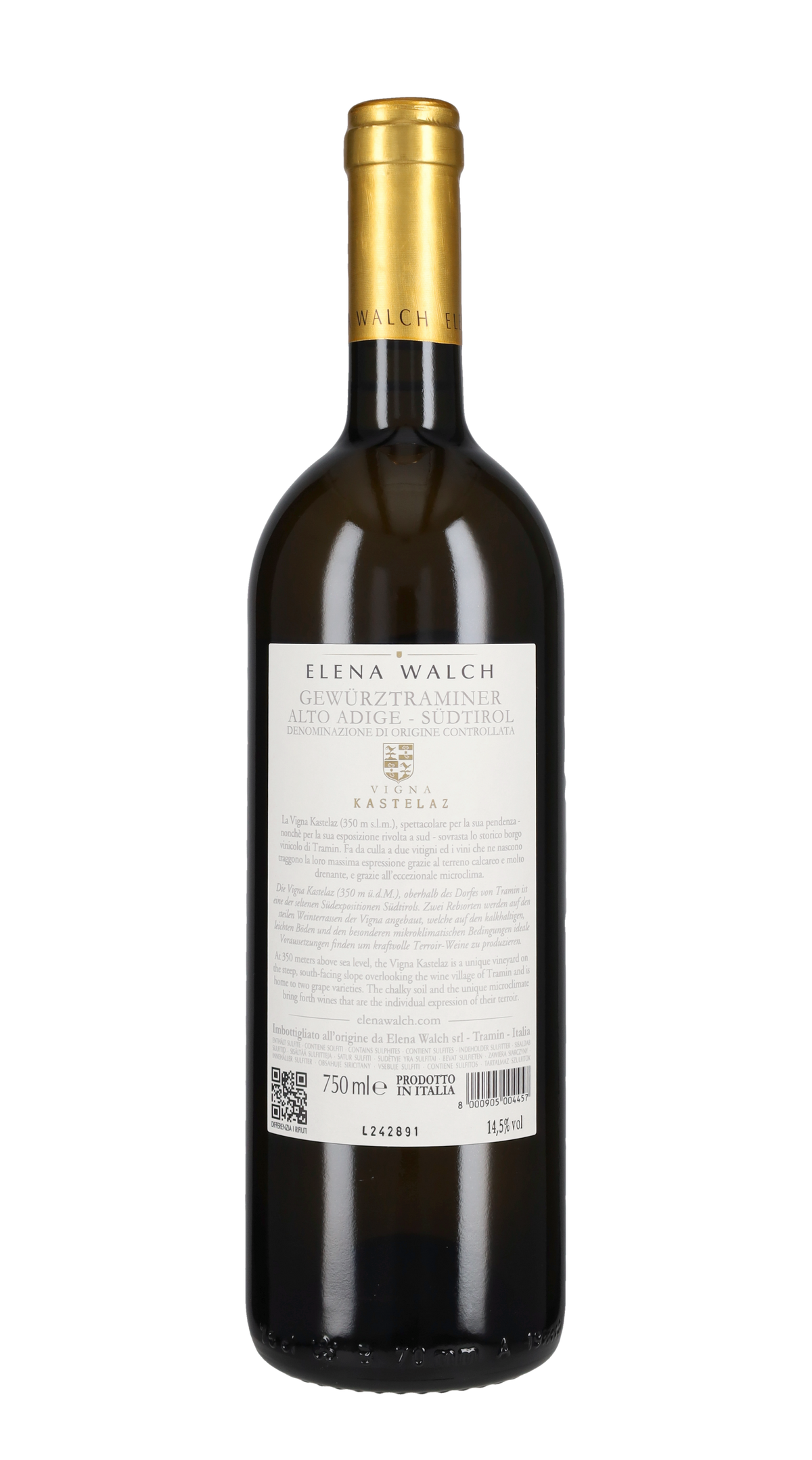 Gewurztraminer 'Kastelaz' Elena Walch 2023