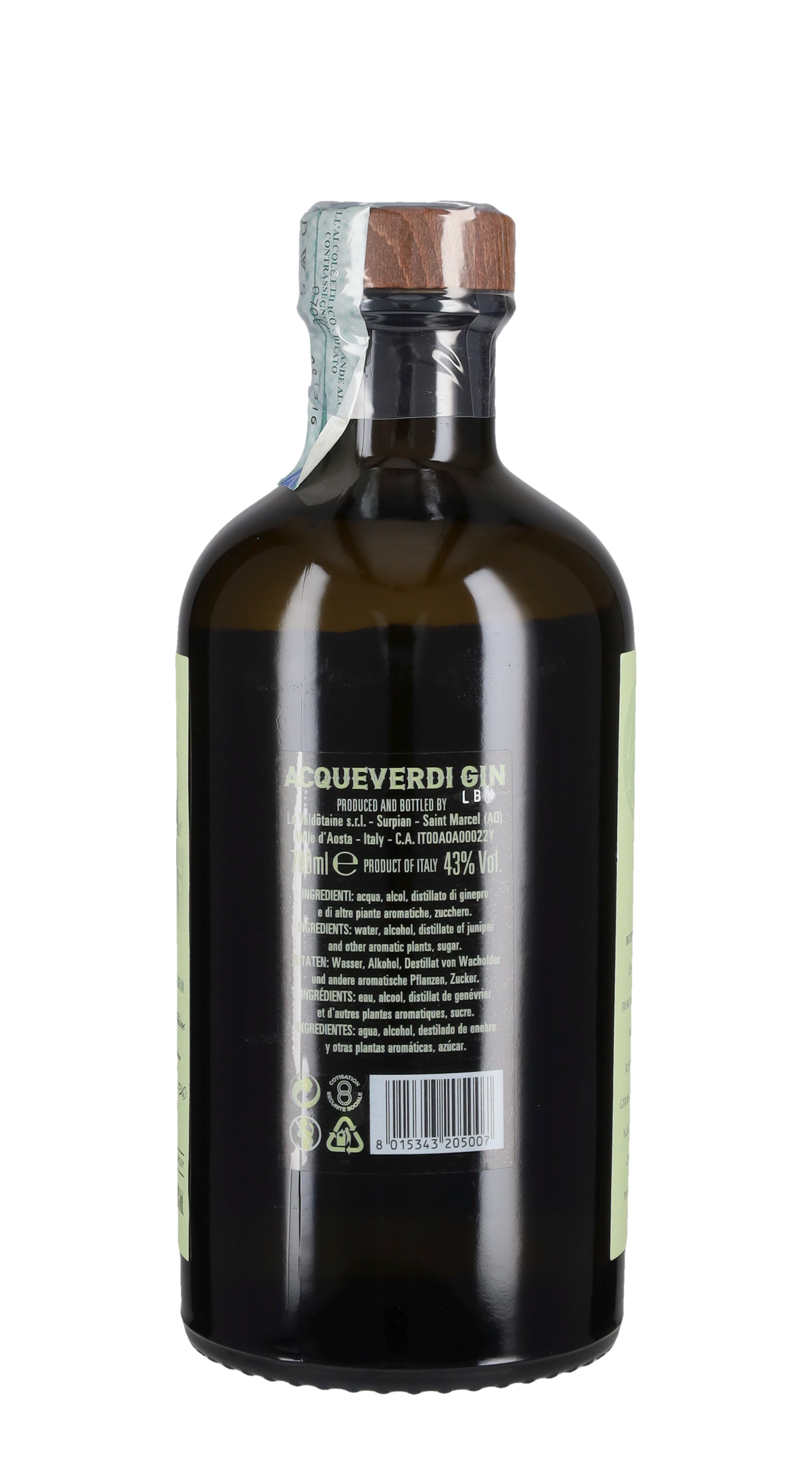 Gin delle Alpi 'Acqueverdi' La Valdotaine