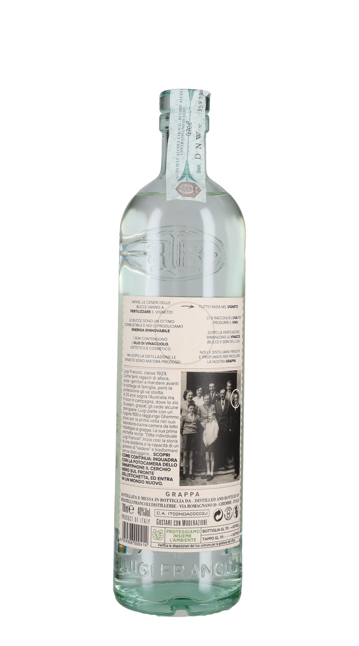 Grappa 'La Visione di Luigi' Francoli