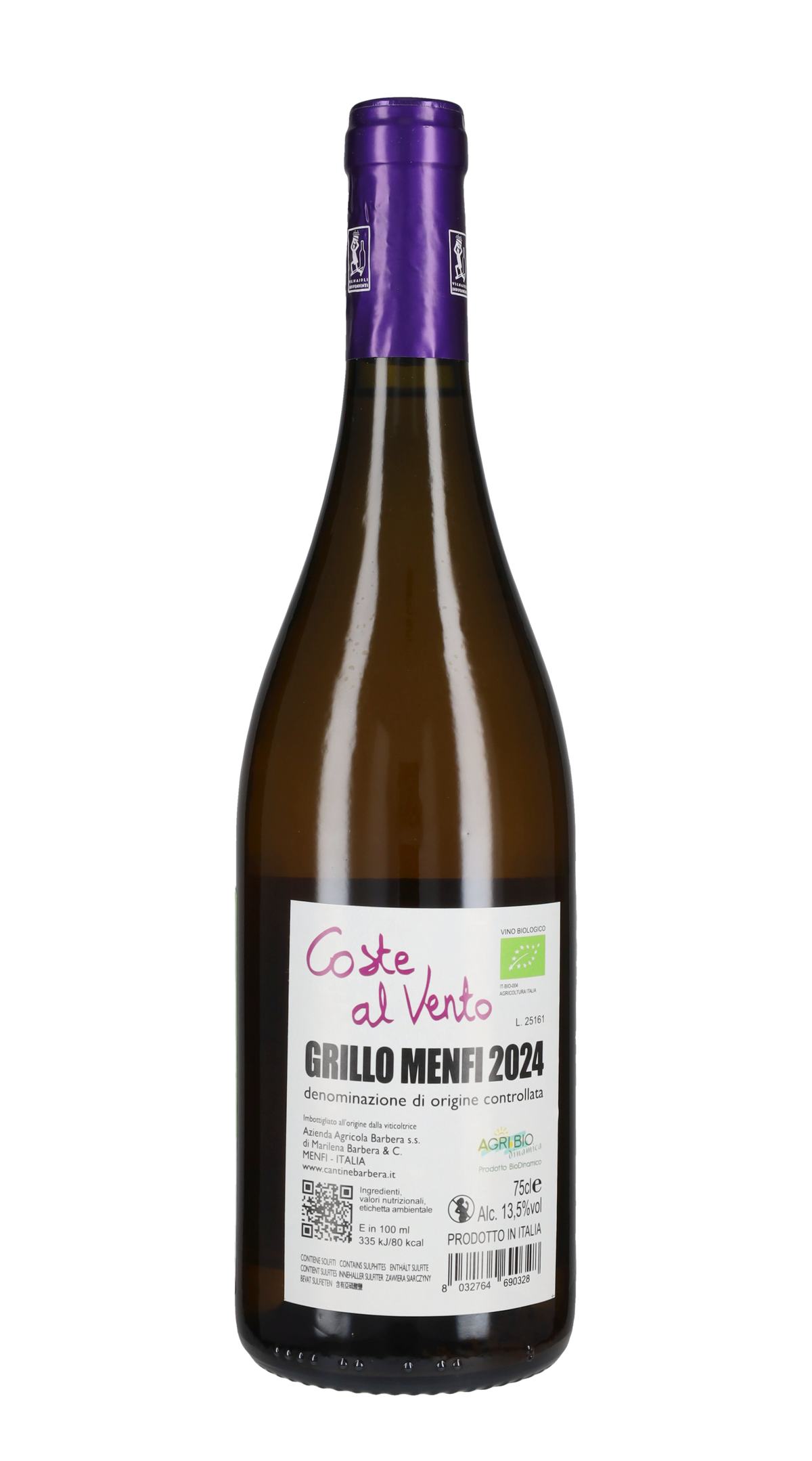 Grillo 'Coste al Vento' Cantine Barbera 2024