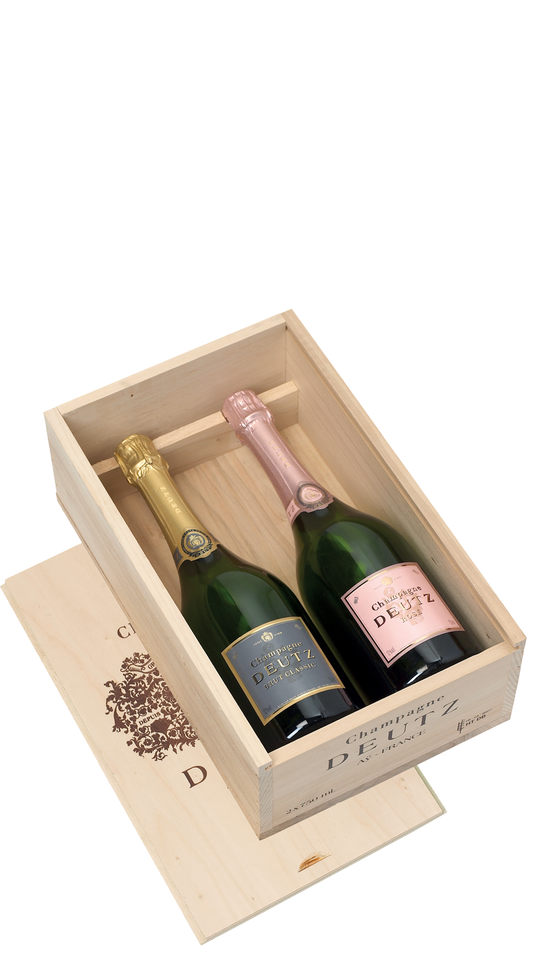 Box Champagne Brut Classic e Rosé Deutz (2bt)