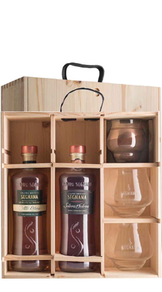 Kit Grappa 'Solera-Alto Rilievo' Glass Set Segnana