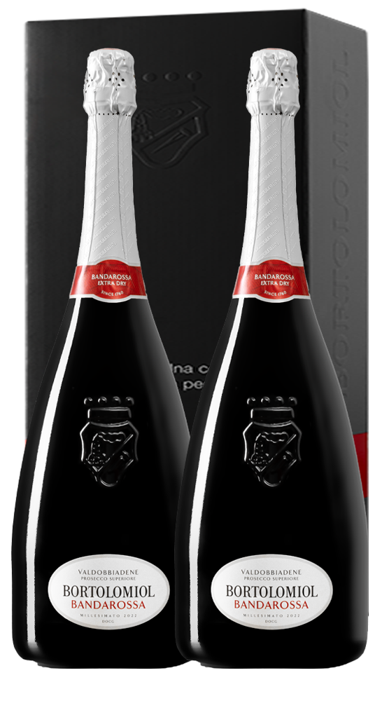Box Prosecco Valdobbiadene 'Bandarossa' Bortolomiol (2bt)