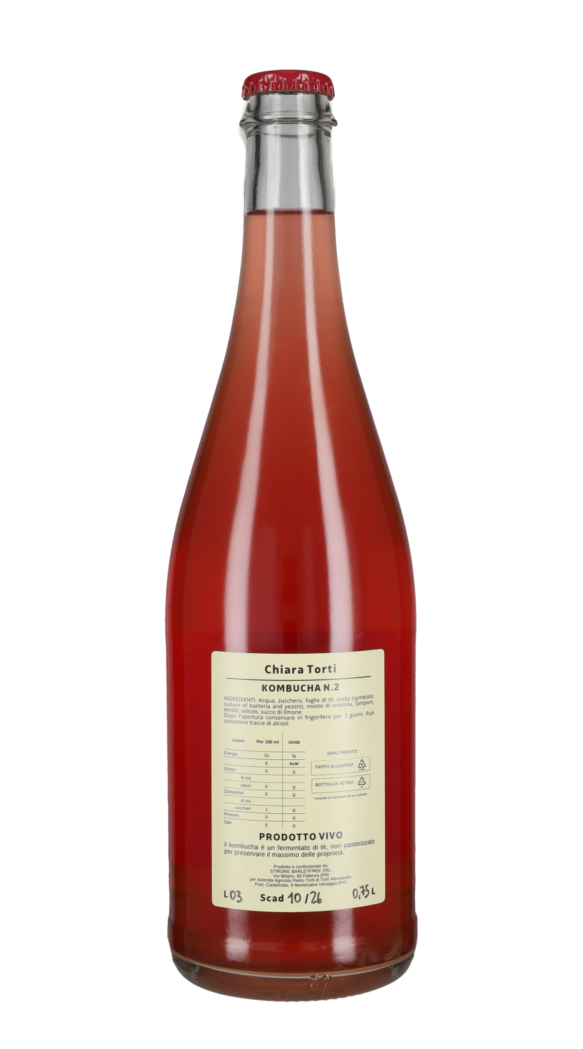 Kombucha N.2 'Croatina' Pietro Torti - 75cl