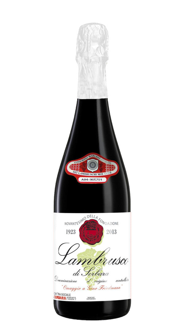 Lambrusco di Sorbara 'Omaggio a Gino Friedmann' Cantina di Sorbara 2016