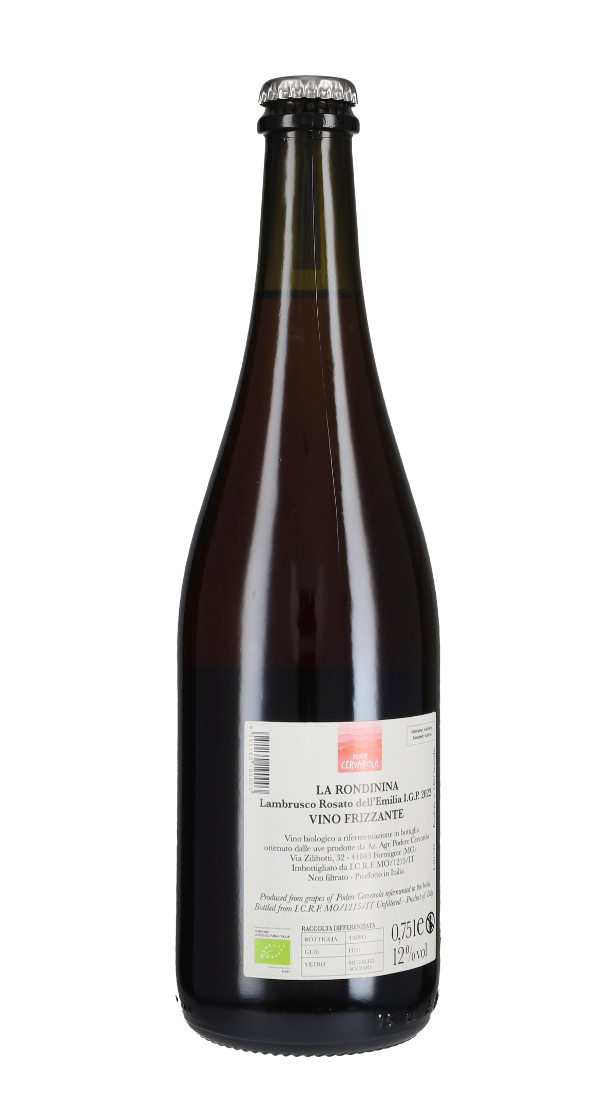 Lambrusco 'La Rondinina' Podere Cervarola 2022