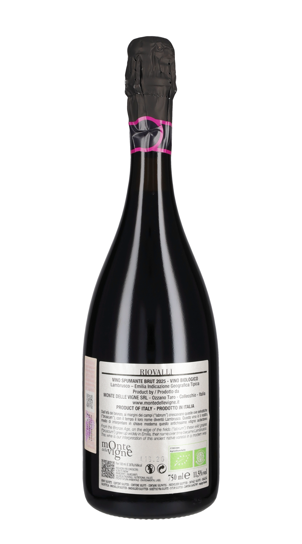 Lambrusco 'Rio Valli' Monte delle Vigne 2025