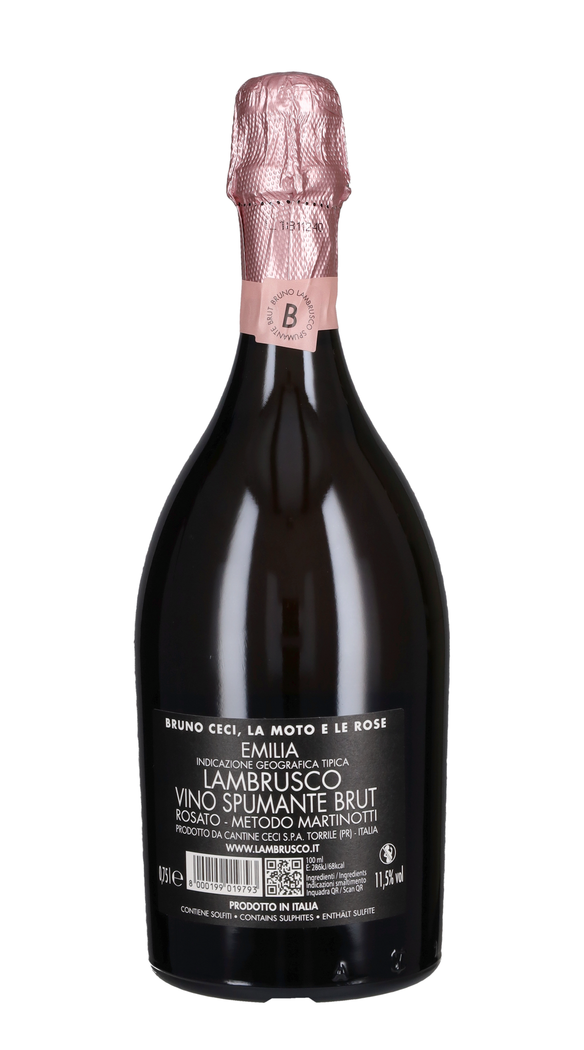 Lambrusco Spumante Rosato 'Bruno e le Rose' Ceci