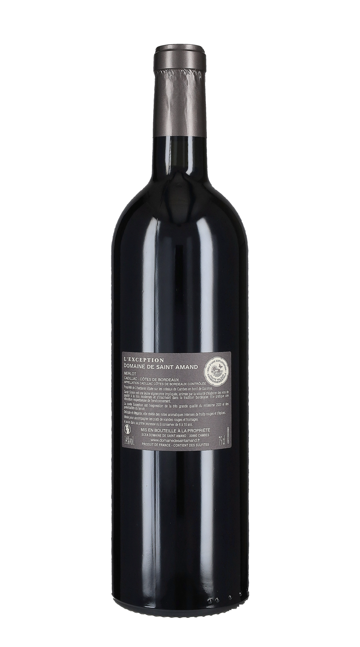 'L'Exception' Domaine de Saint Amand 2020