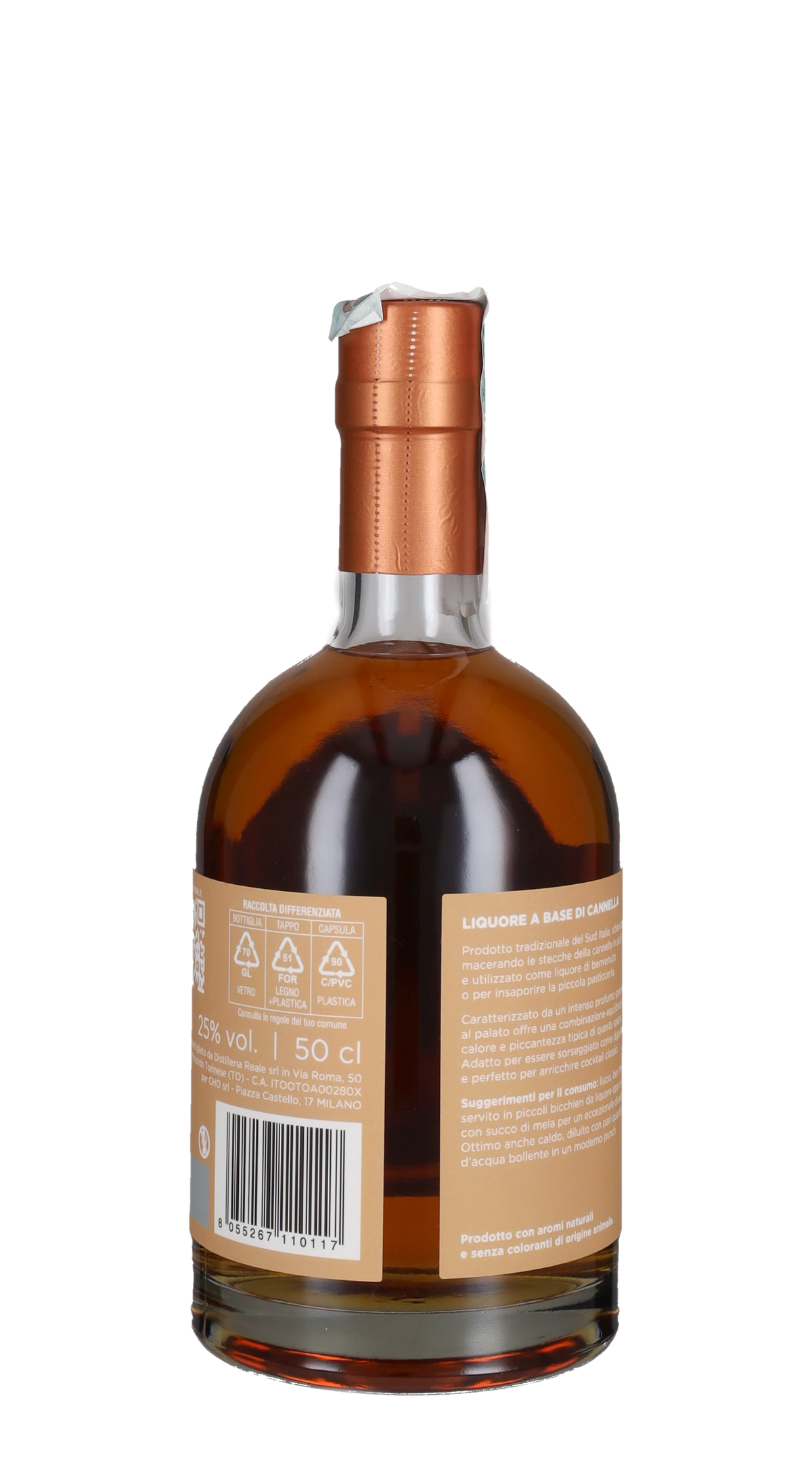 Liquore alla Cannella Spirito Reale - 50cl