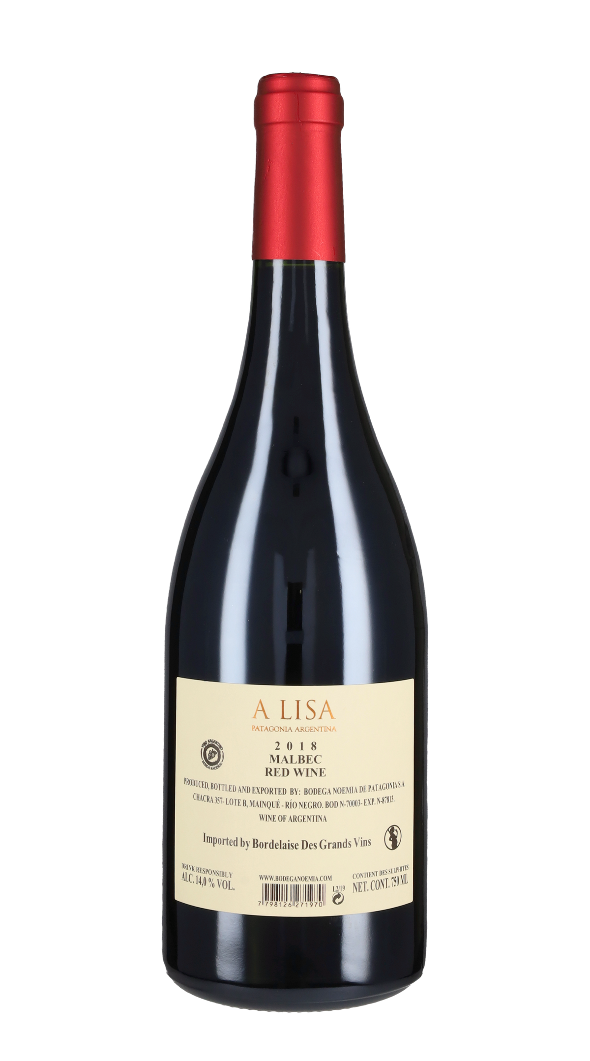 Malbec 'A Lisa' Bodega Noemia 2021