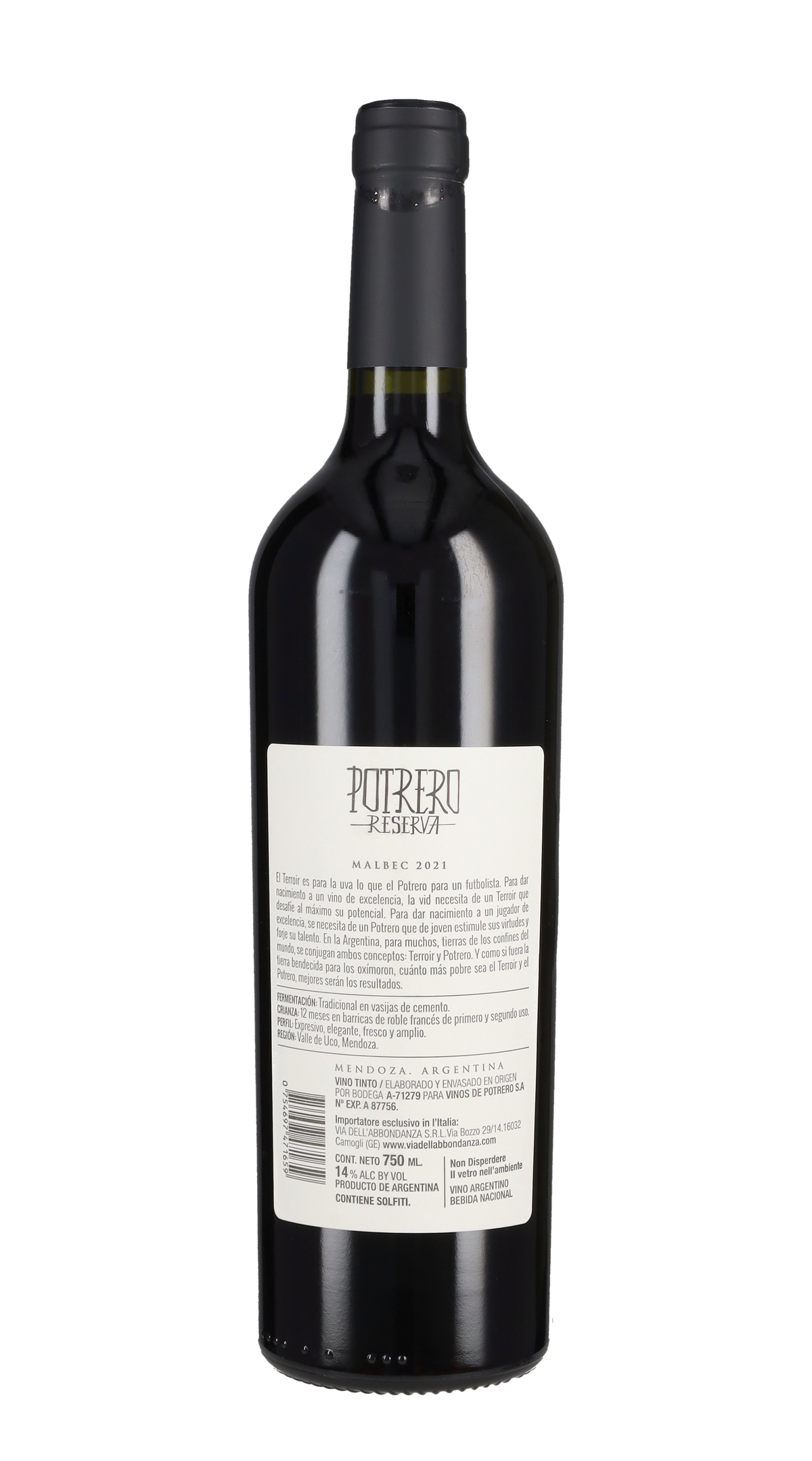 Malbec Reserva Vinos de Potrero 2021