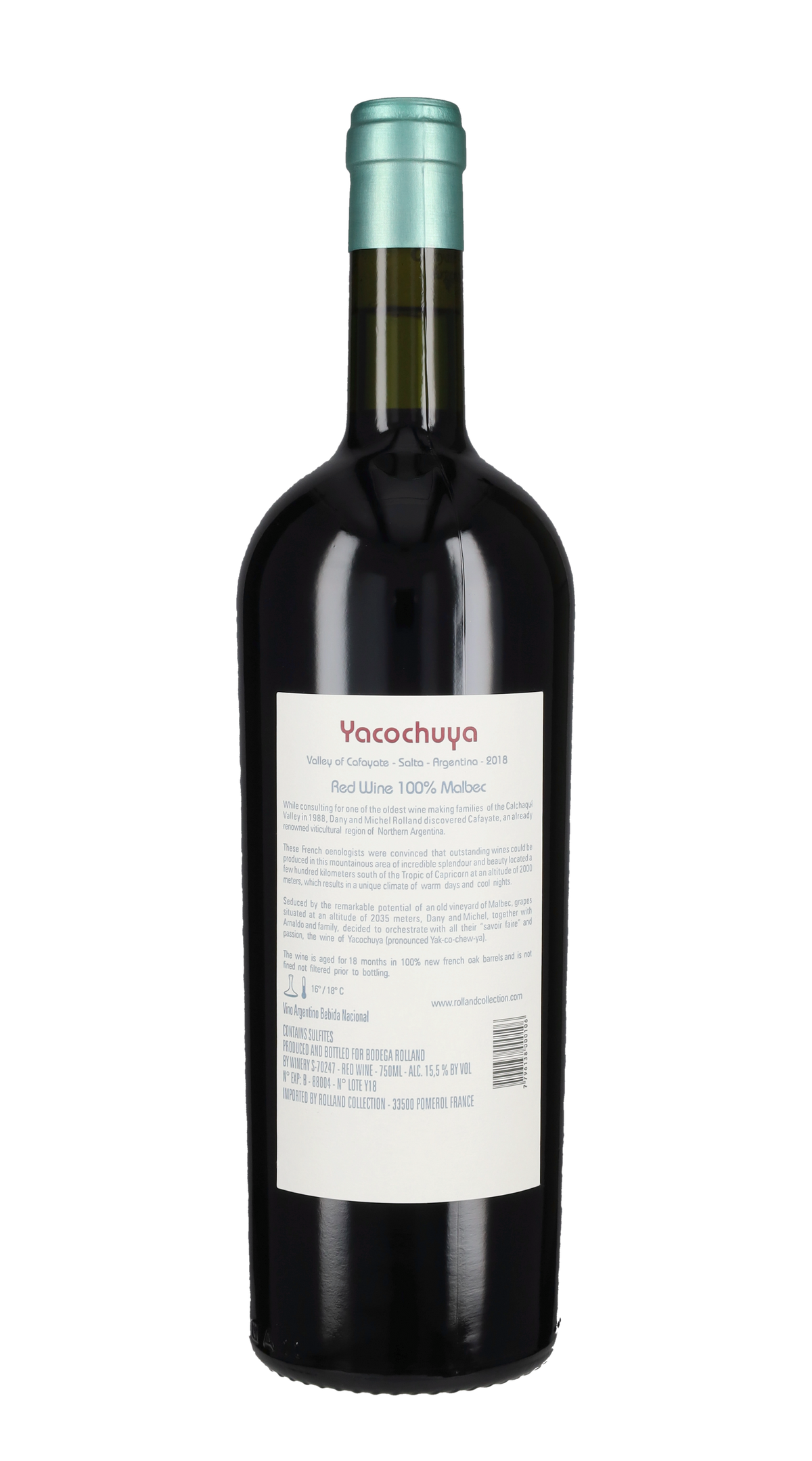 Malbec 'Yacochuya' Bodega Rolland 2018