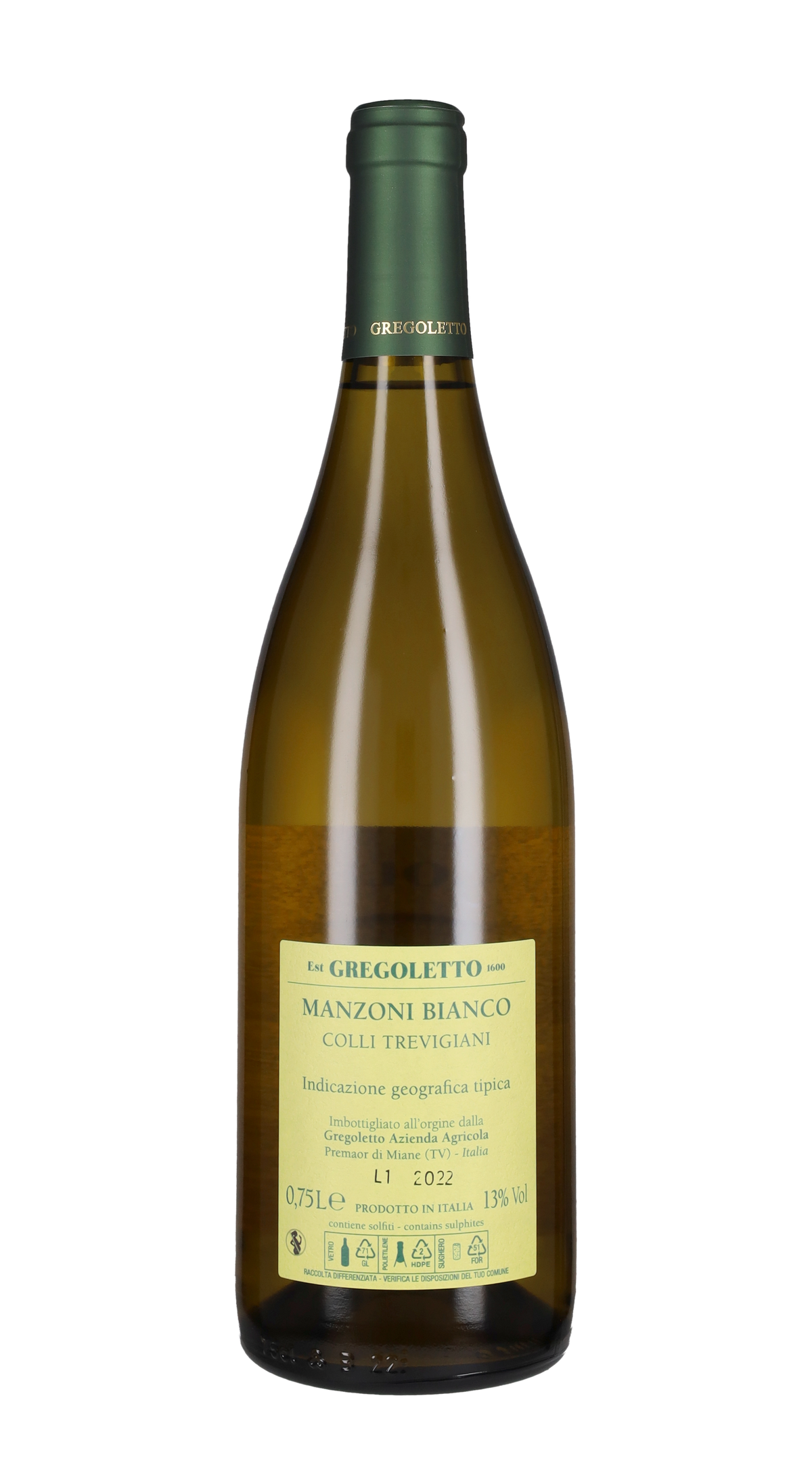 Manzoni Bianco Colli Trevigiani Gregoletto