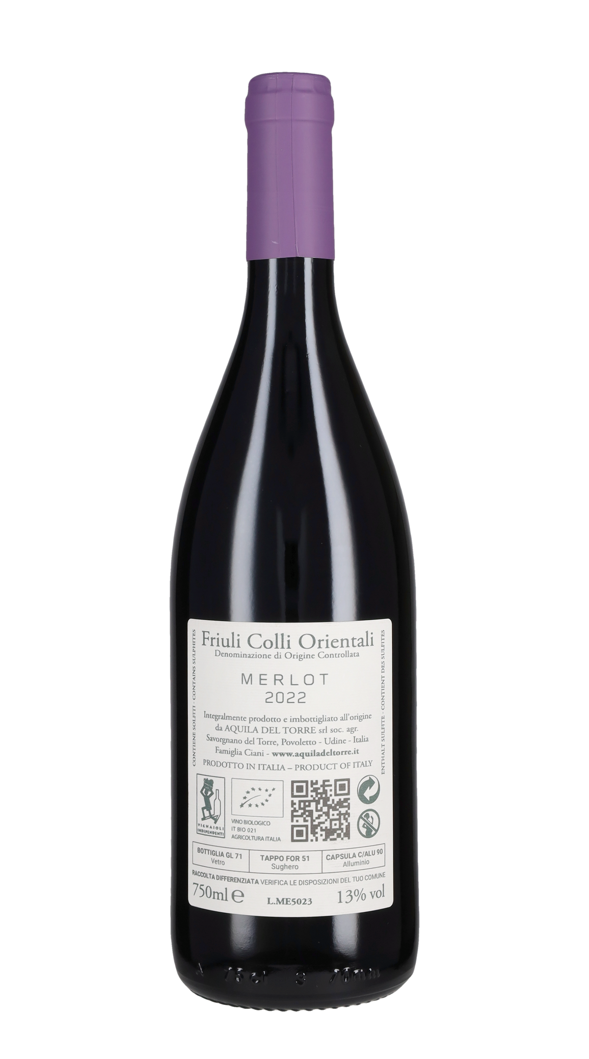 Merlot 'AT' Aquila del Torre 2022