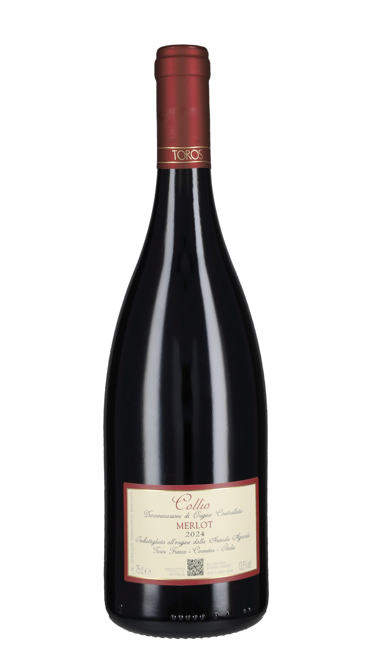 Merlot 'Etichetta Bianca' Toros 2024