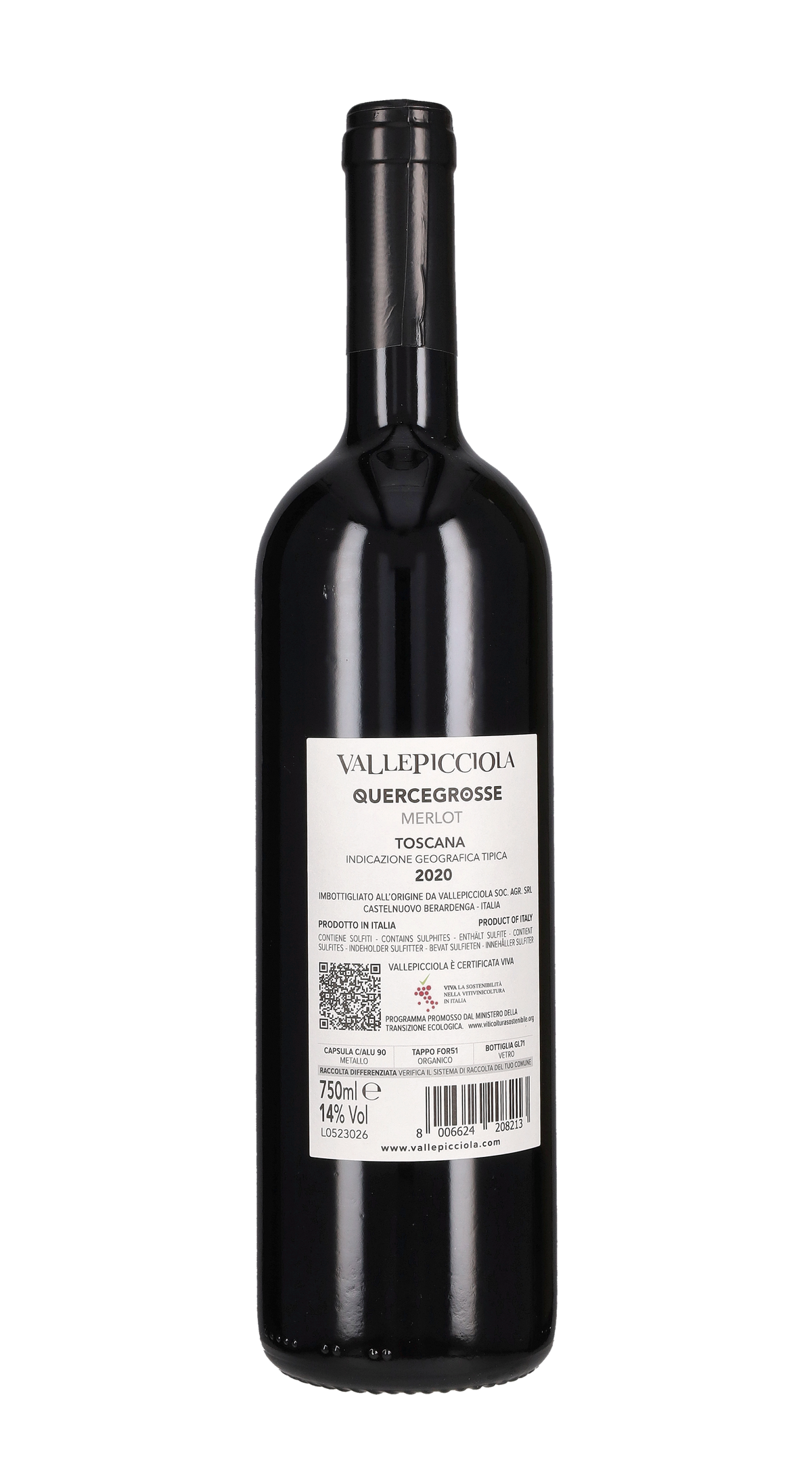 Merlot 'Quercegrosse' Vallepicciola 2020