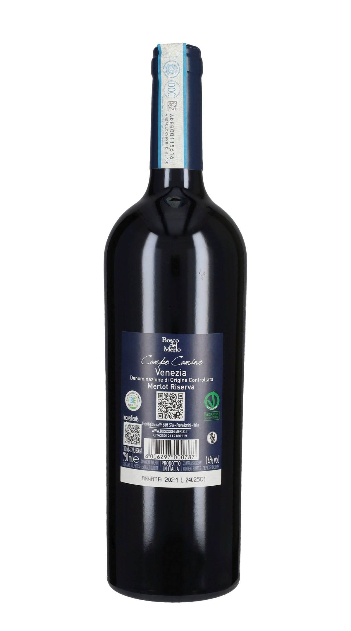 Merlot Riserva 'Campo Camino' Bosco del Merlo 2021