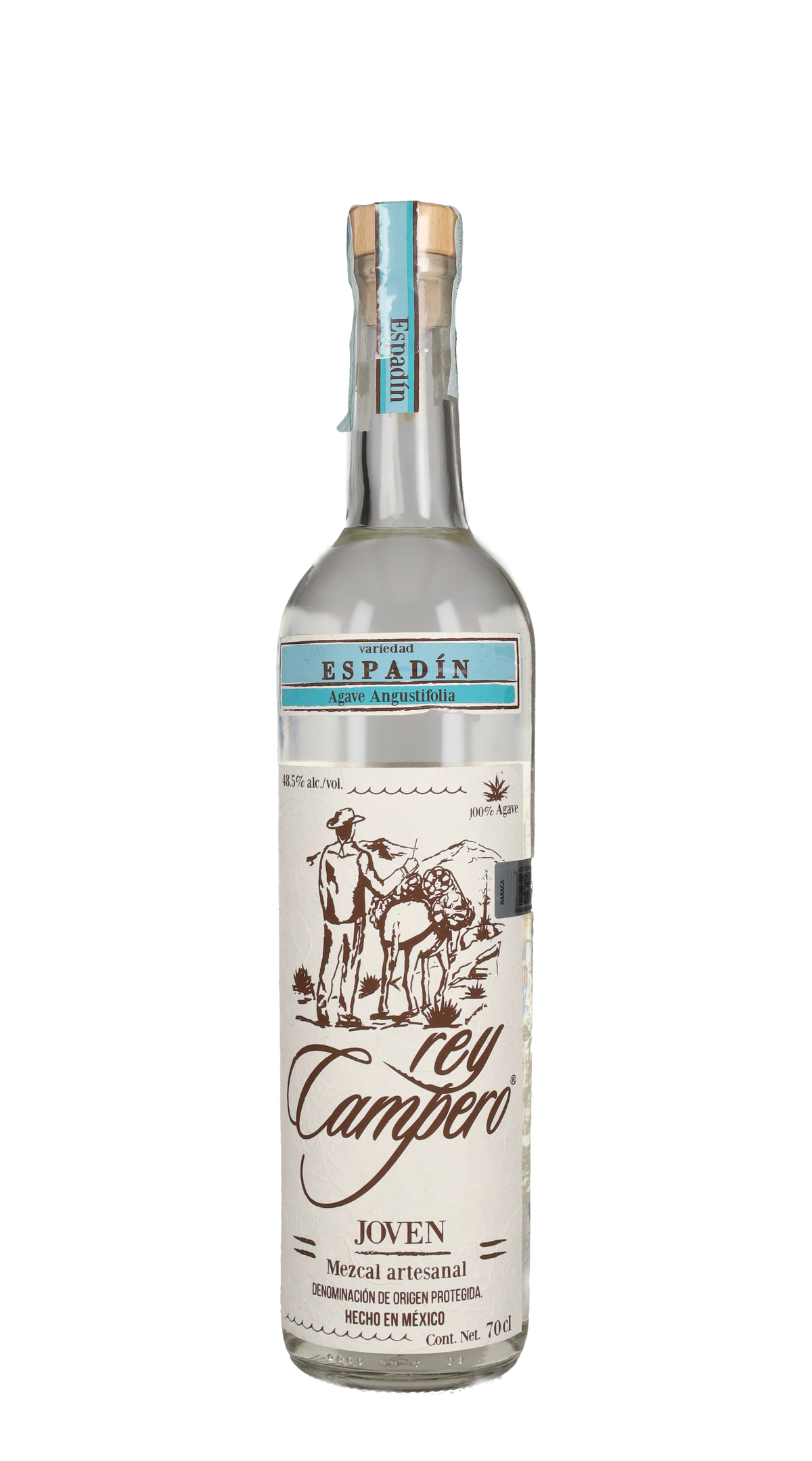 Mezcal Artesanal Joven Espadin Rey Campero