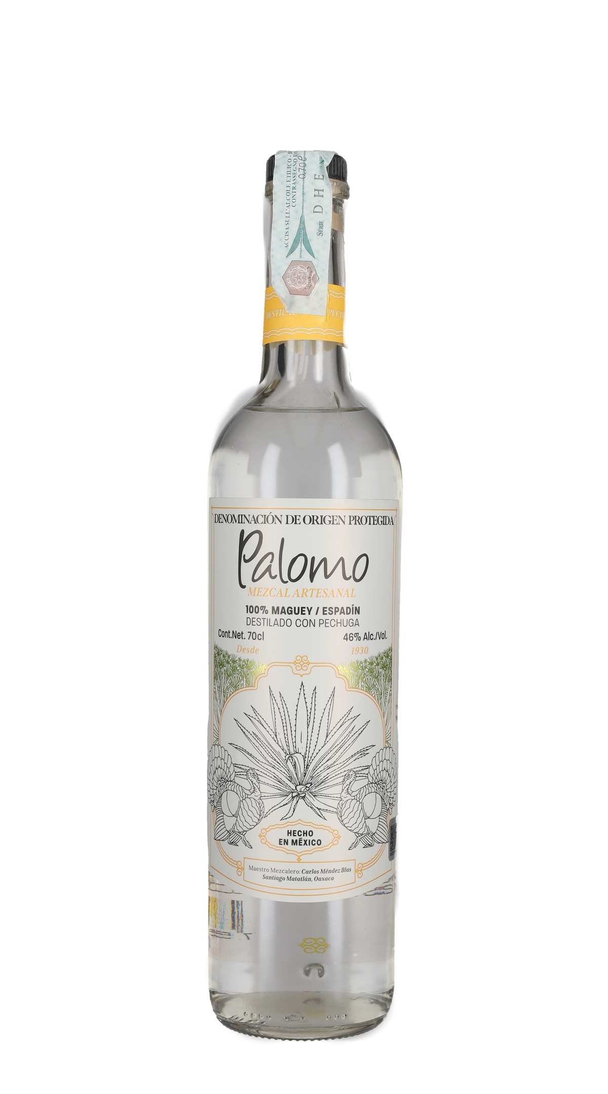 Mezcal Artesanal Pechuga Palomo