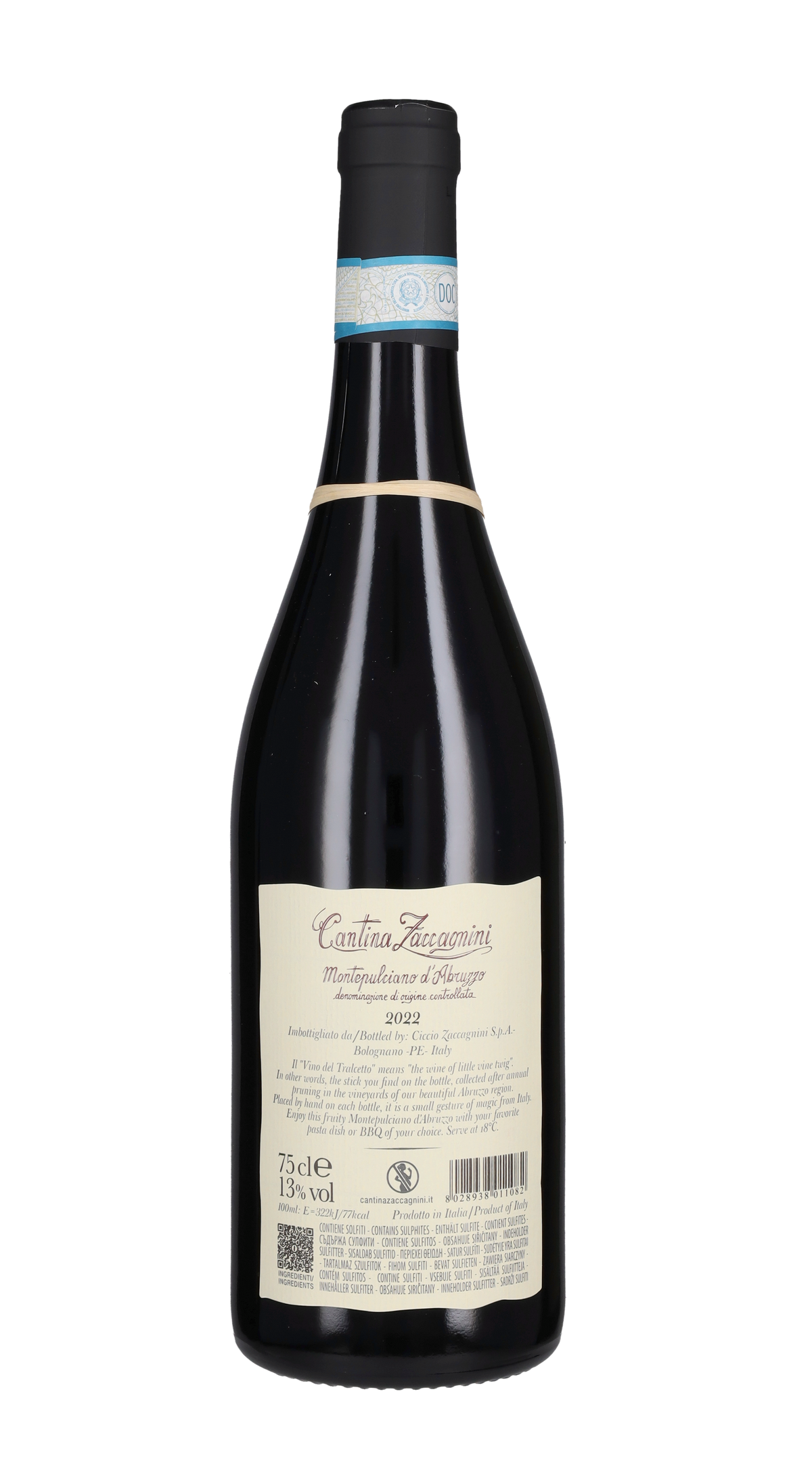 Montepulciano d'Abruzzo 'Tralcetto' Zaccagnini 2022
