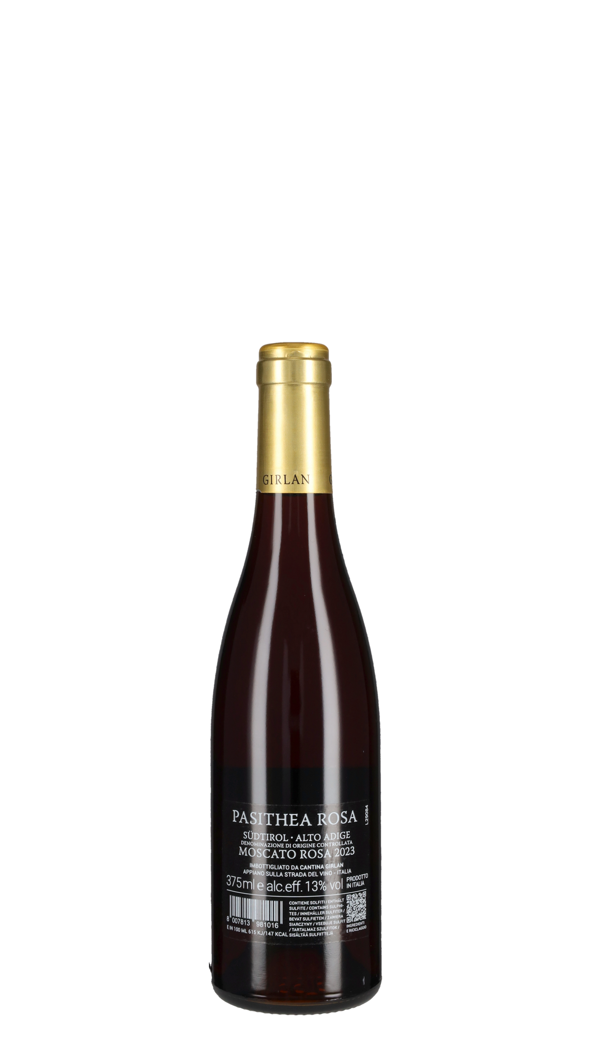 Moscato Rosa 'Pasithea Rosa' Girlan 2023 - 37.5cl