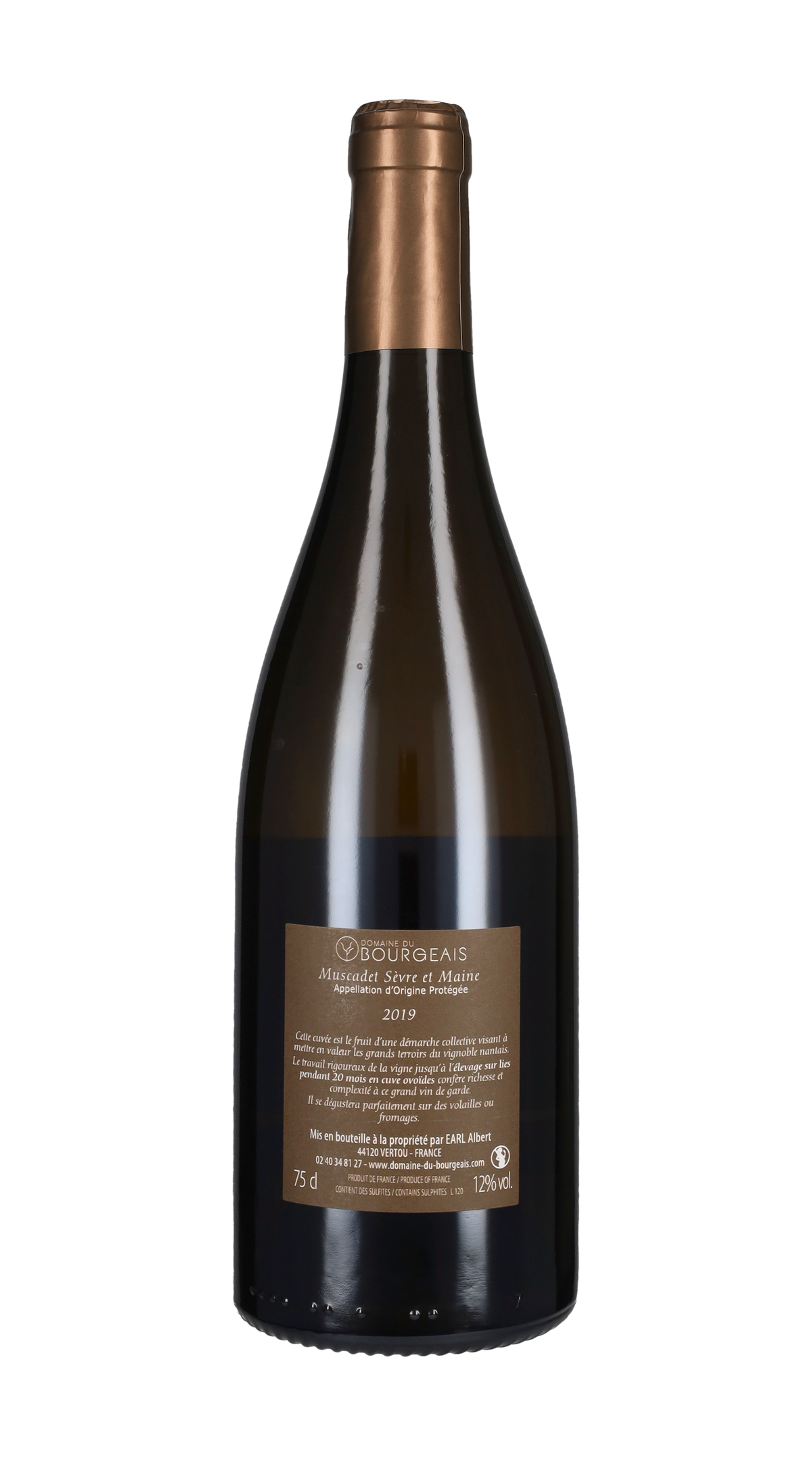 Muscadet Sèvre et Maine 'La Haye Fouassière' Domaine du Bourgeais 2019