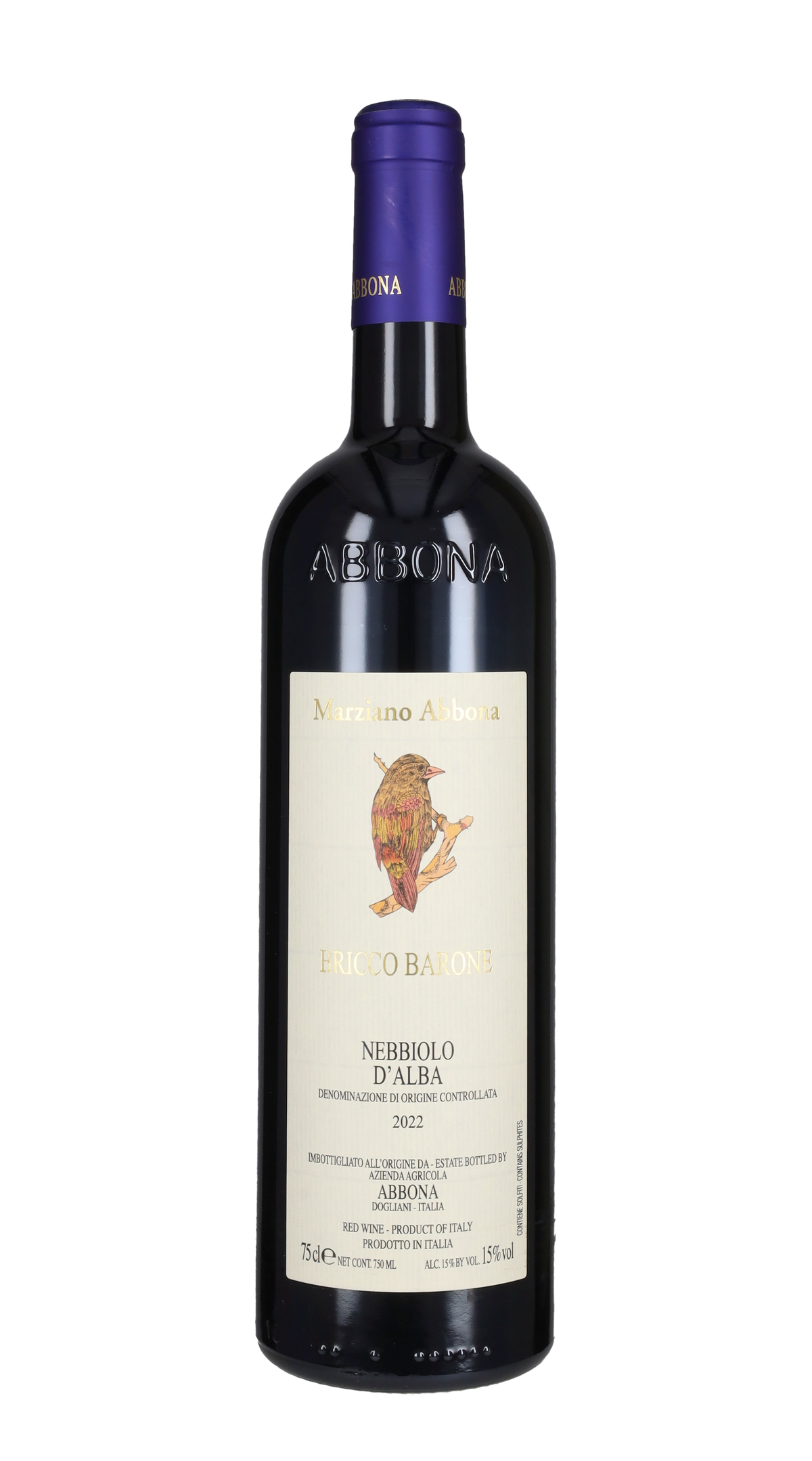 Nebbiolo d'Alba 'Bricco Barone' Marziano Abbona 2022