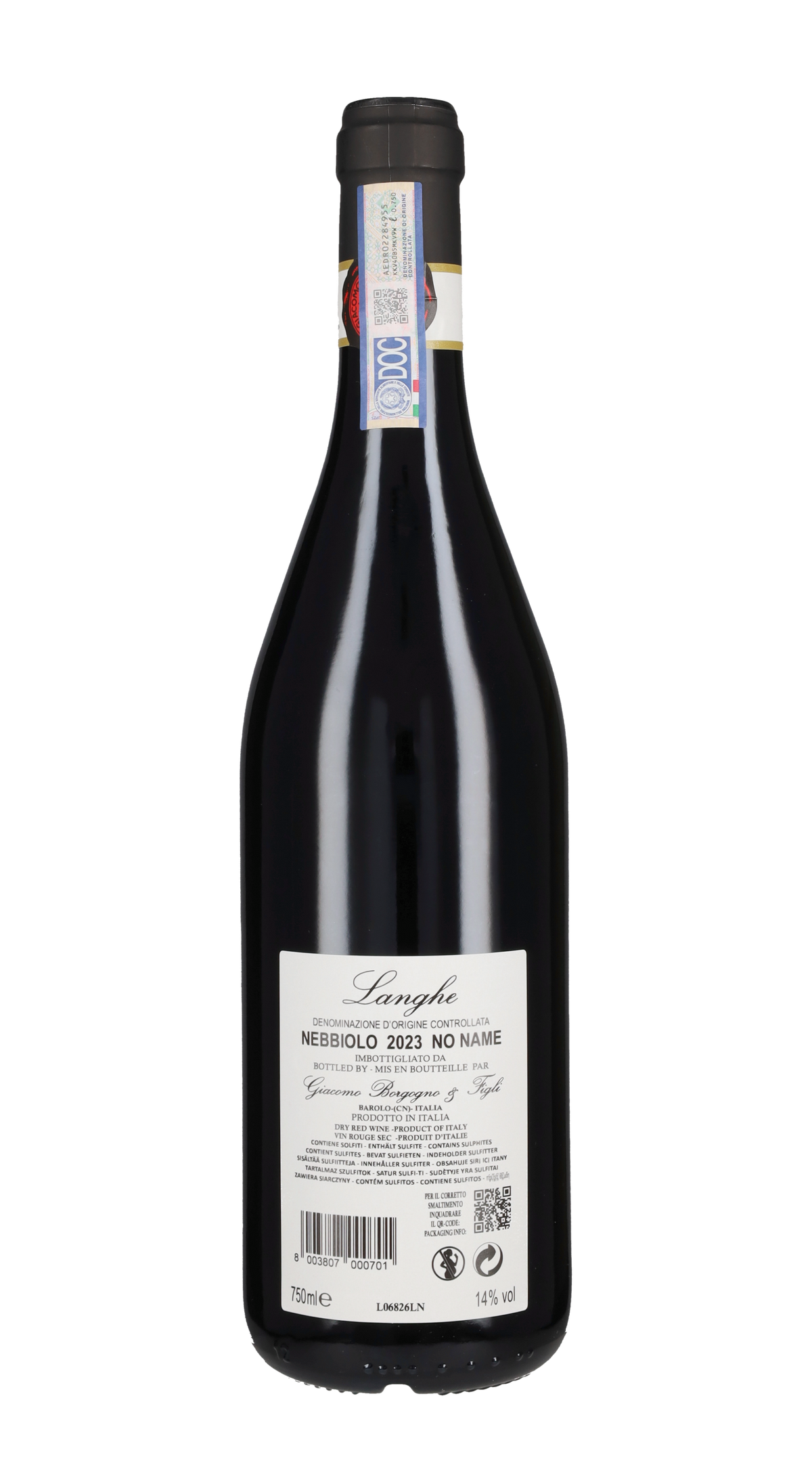Nebbiolo 'No Name' Borgogno 2023