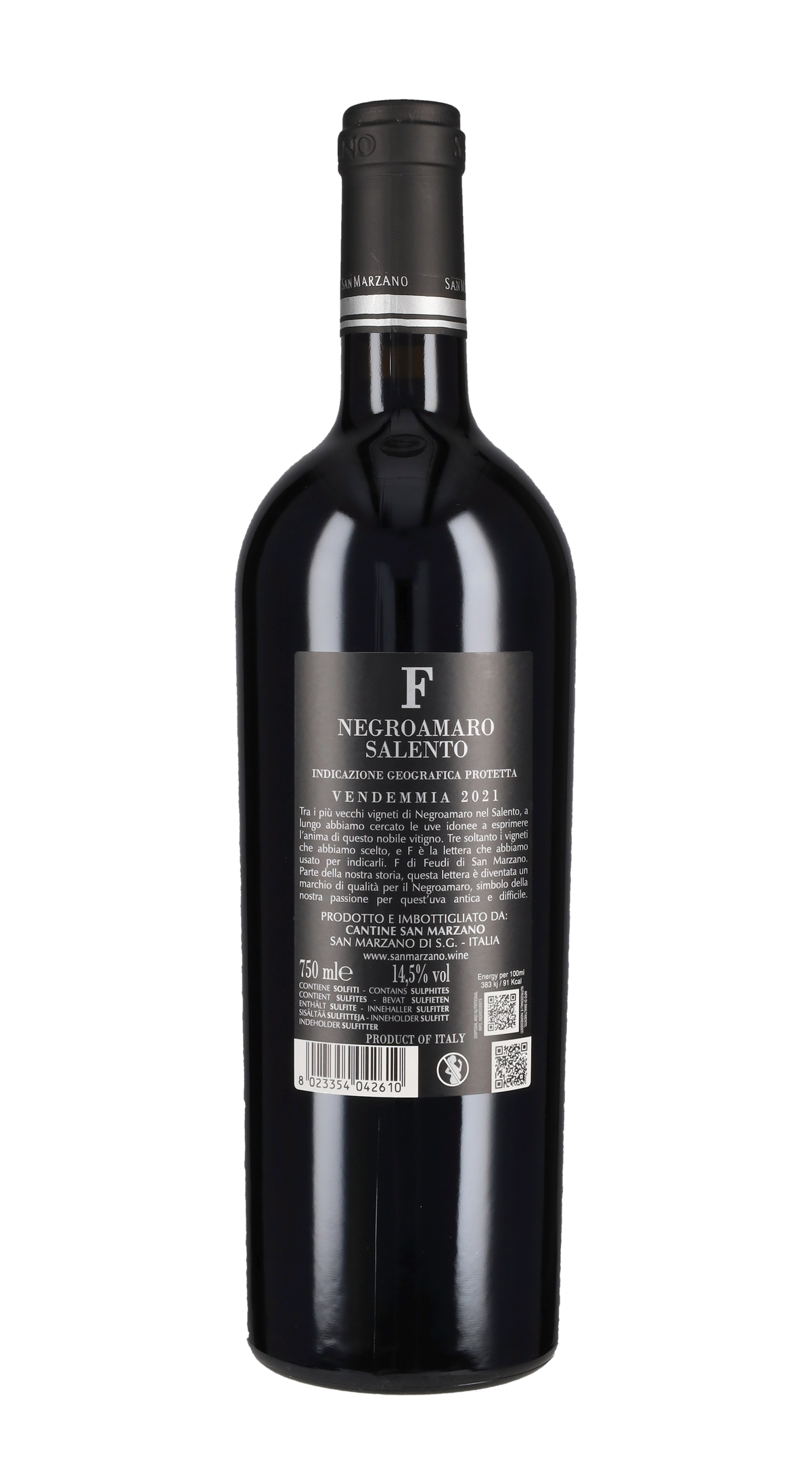 Negroamaro 'F' San Marzano 2021