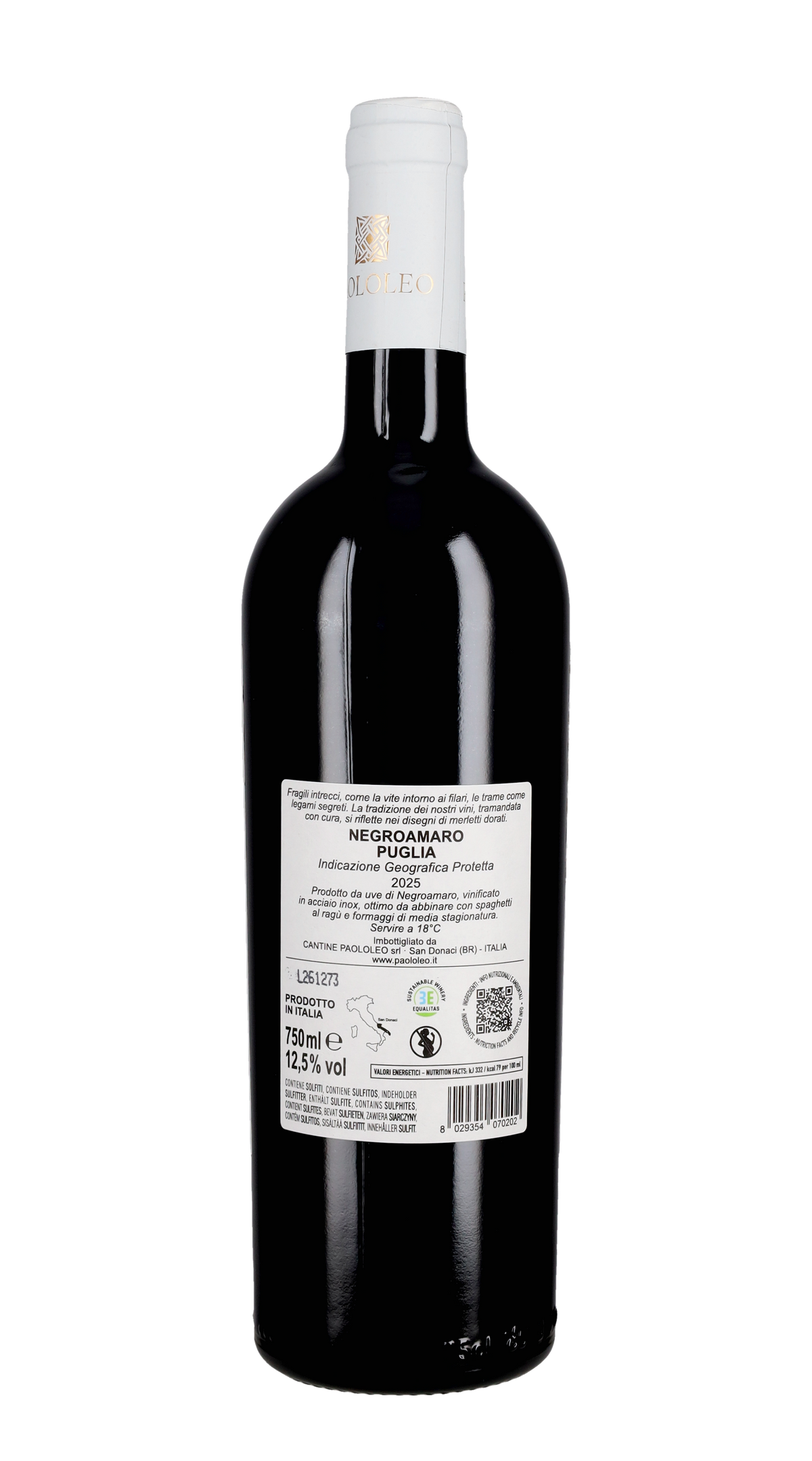 Negroamaro Paolo Leo 2025