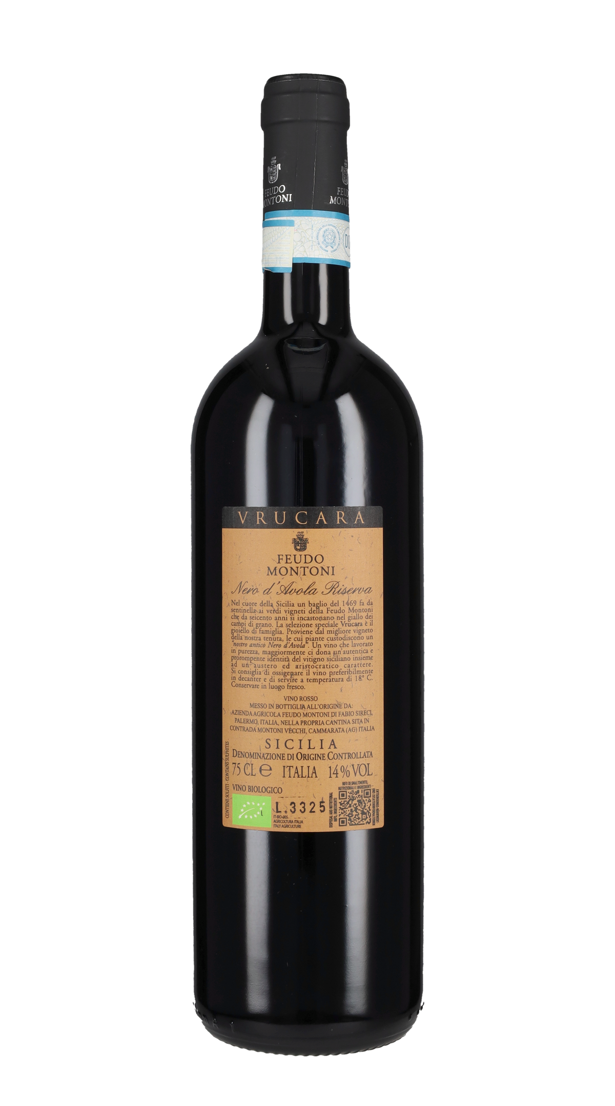 Nero d'Avola 'Vrucara' Feudo Montoni 2021