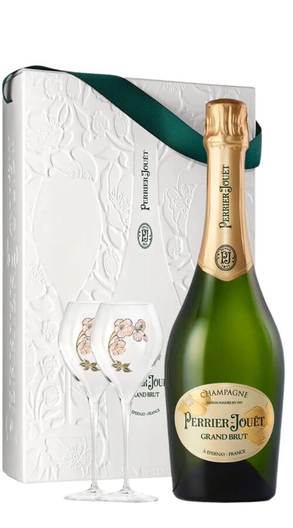 Glass Pack Champagne Grand Brut Perrier Jouet