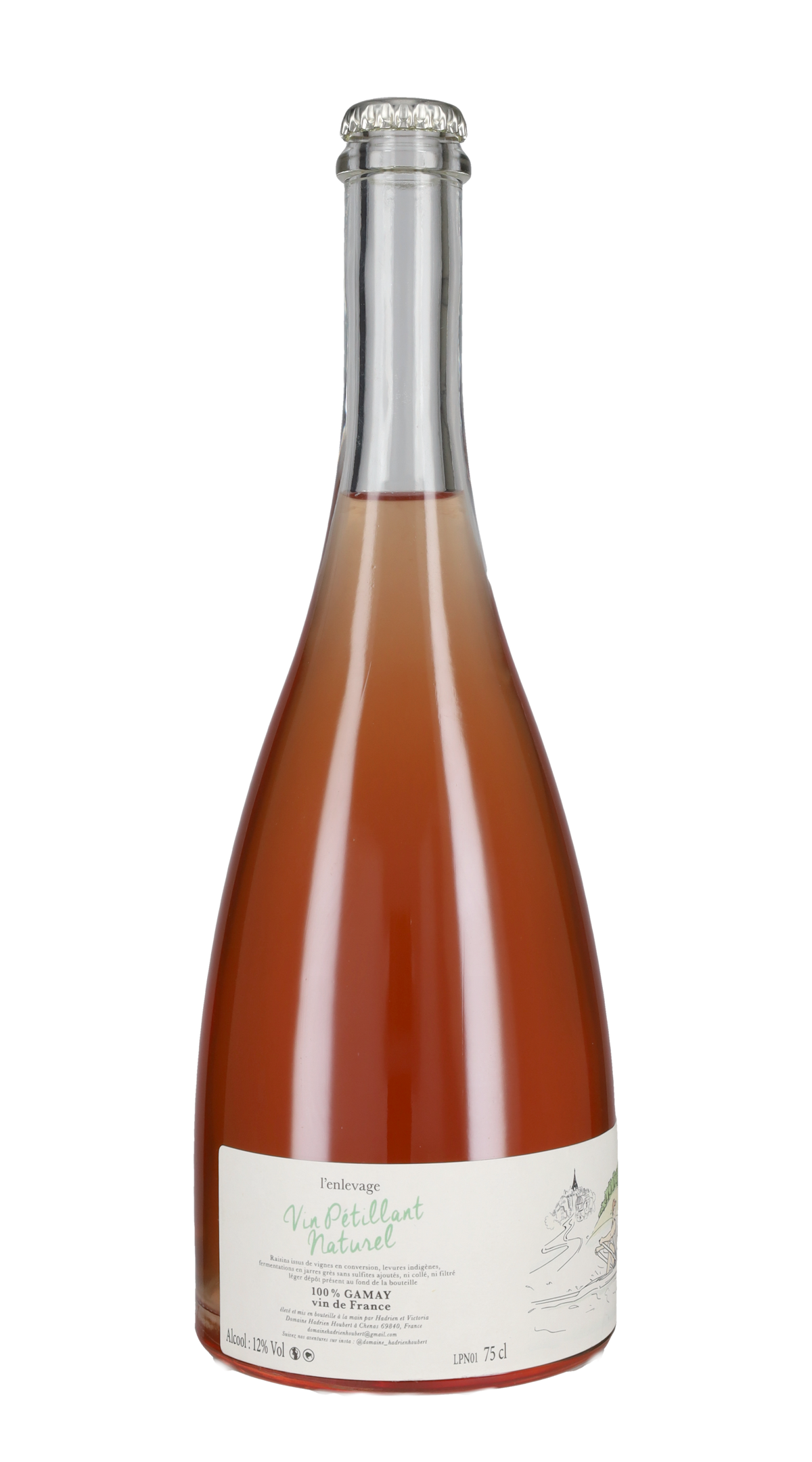 Pet Nat 'L'Enlevage' Domaine Hadrien Houbert 2021
