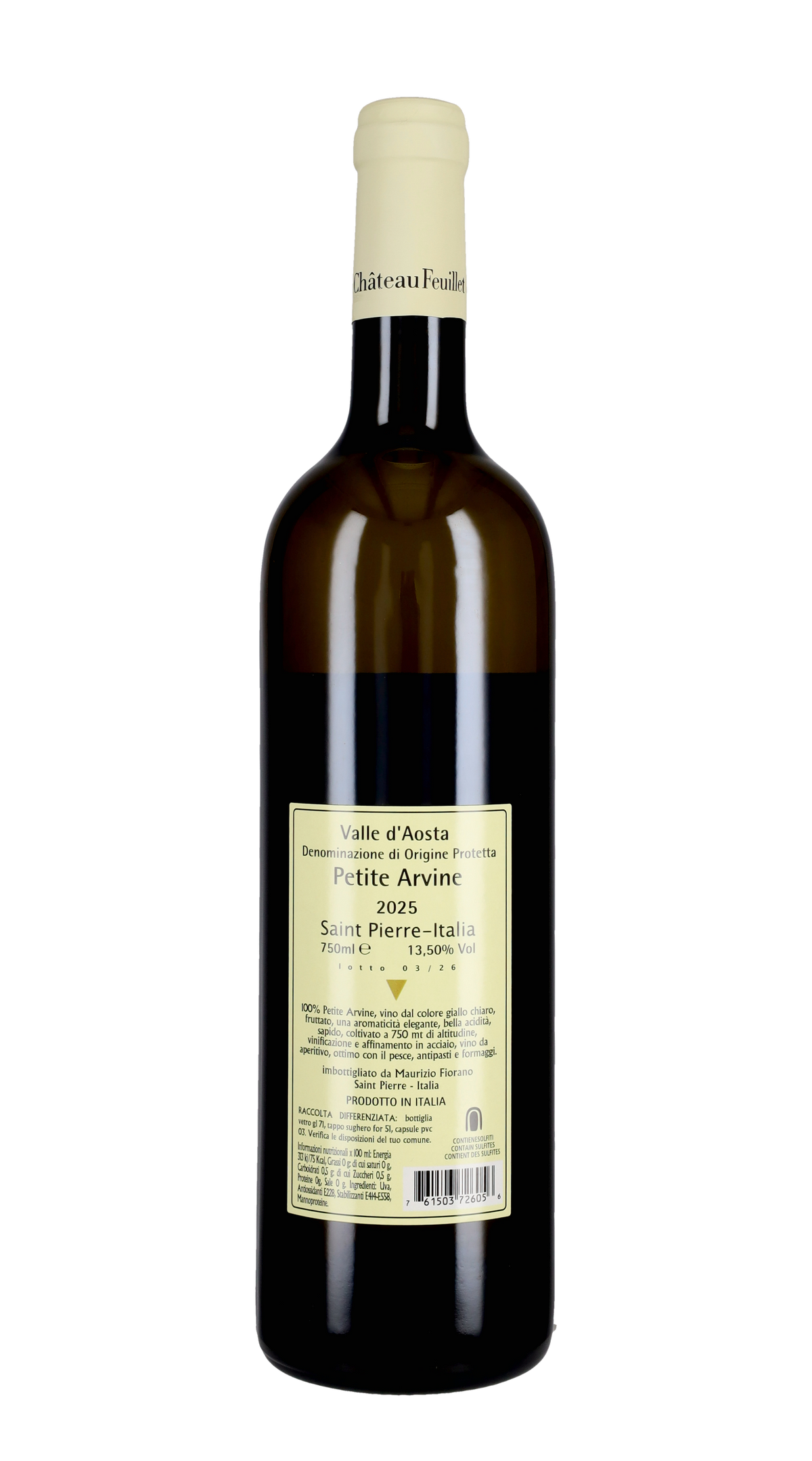 Petite Arvine Chateau Feuillet 2025